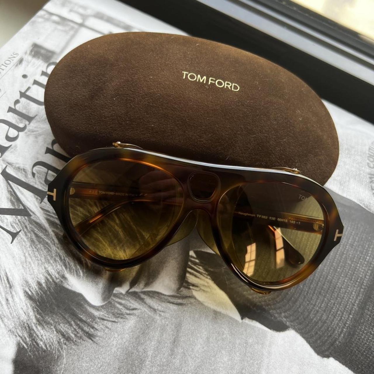 TOM FORD Women's Brown and Yellow Sunglasses