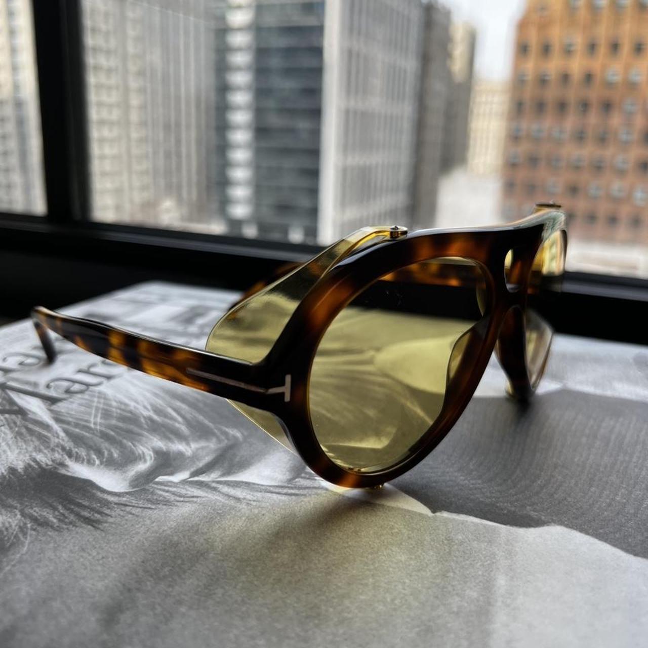 TOM FORD Women's Brown and Yellow Sunglasses (2)