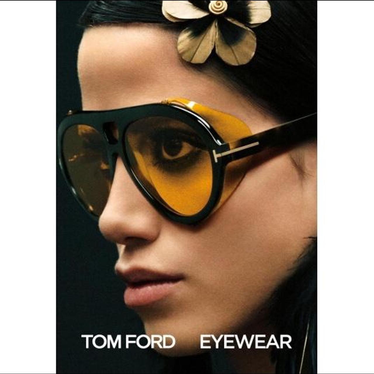 TOM FORD Women's Brown and Yellow Sunglasses (3)