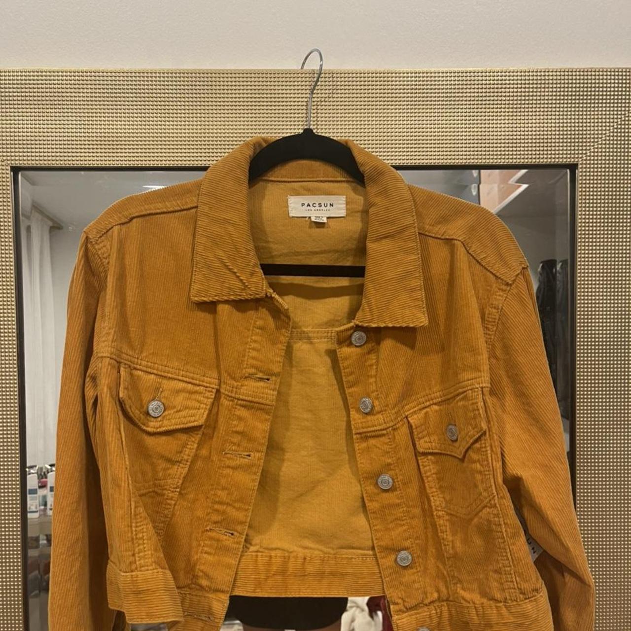 PacSun Women's Yellow and Tan Jacket (2)