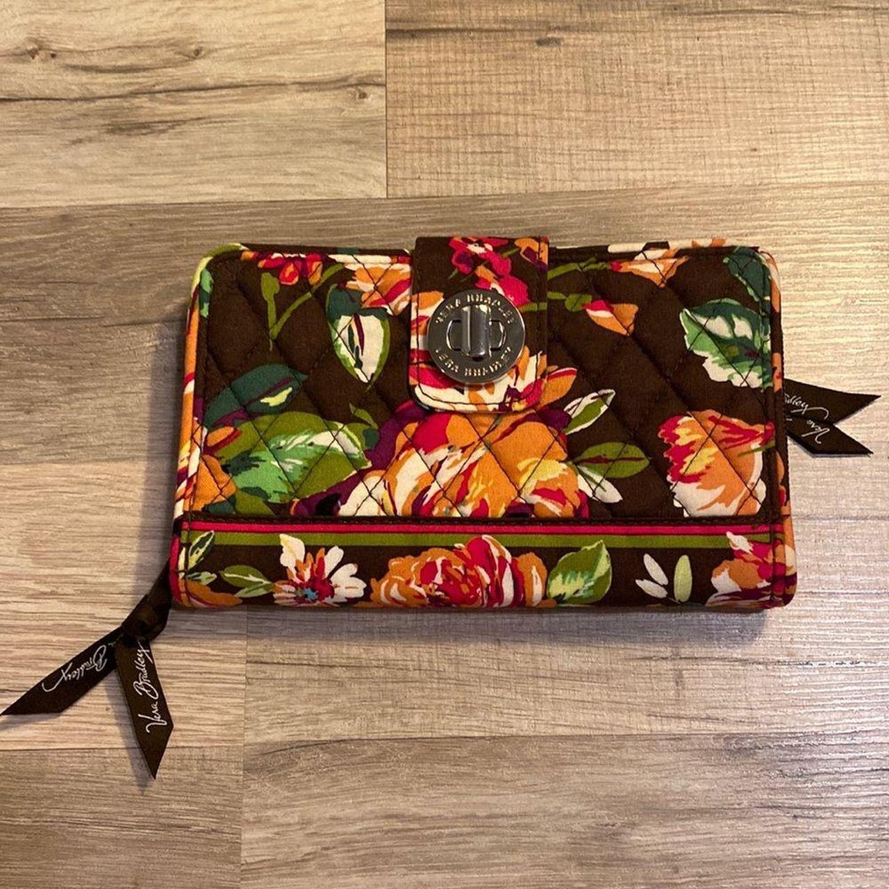 vera bradley wallet zip around