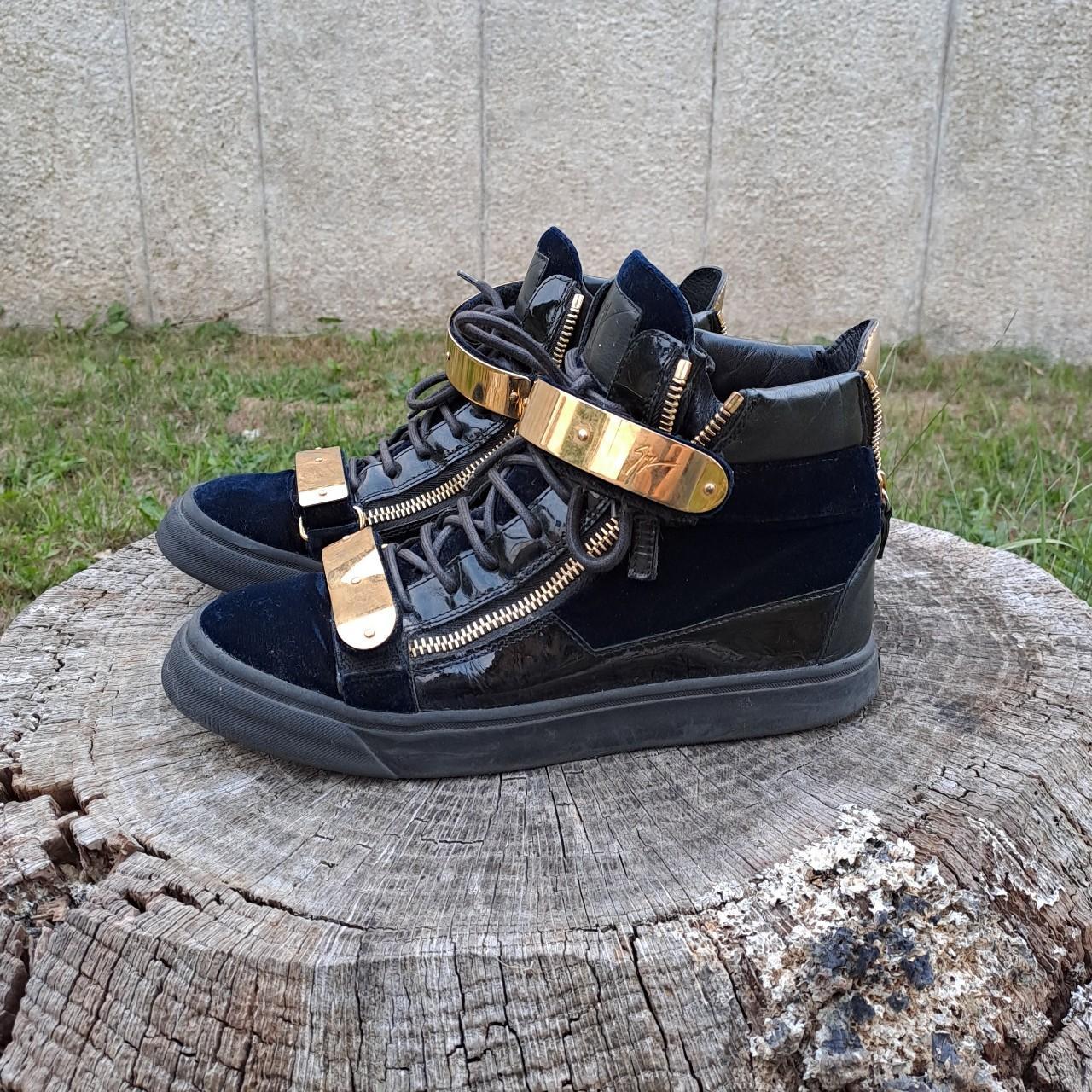 Giuseppe Zanotti hi top boot trainers with