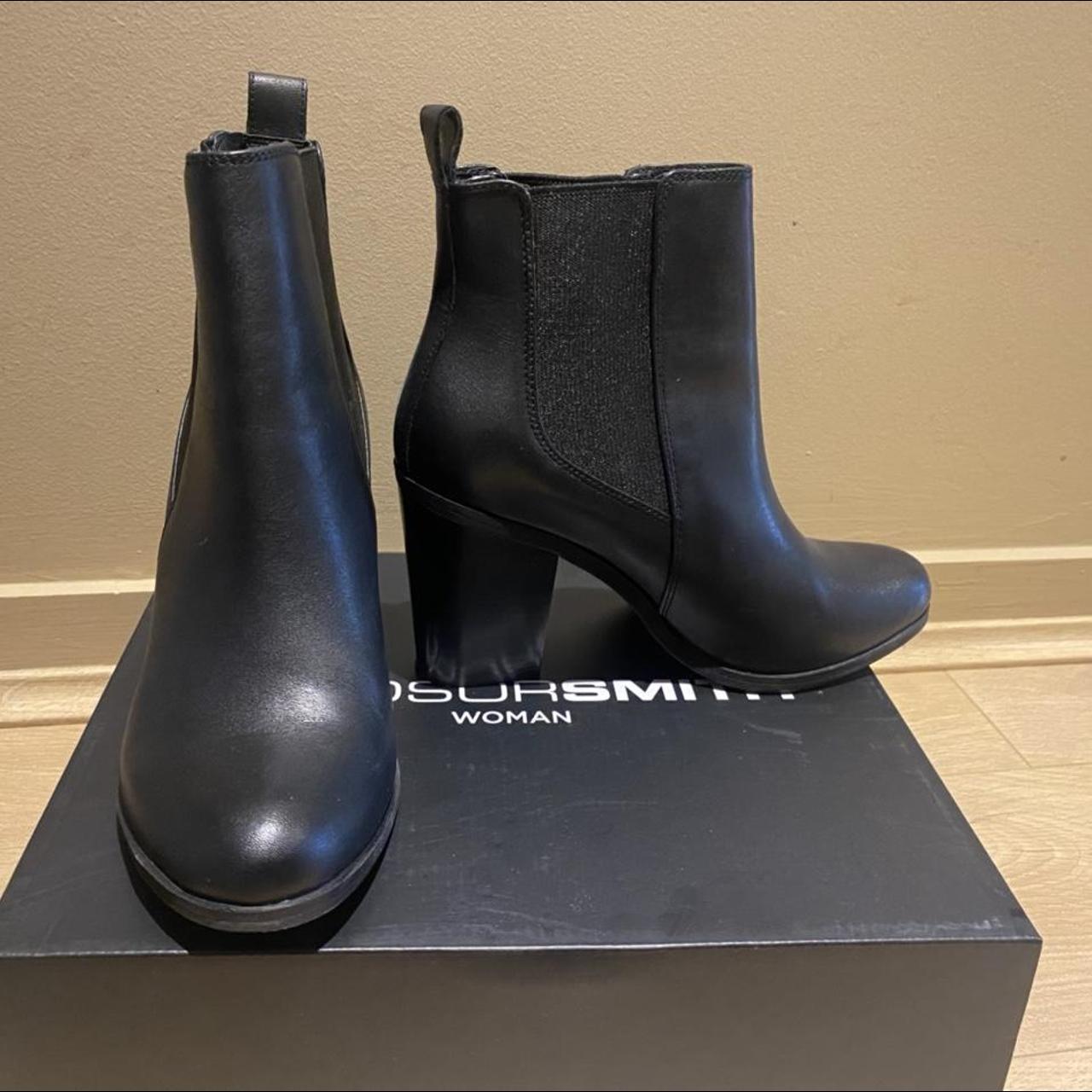 WINDSOR SMITH Boots. Not a high heel. Leather, worn... - Depop