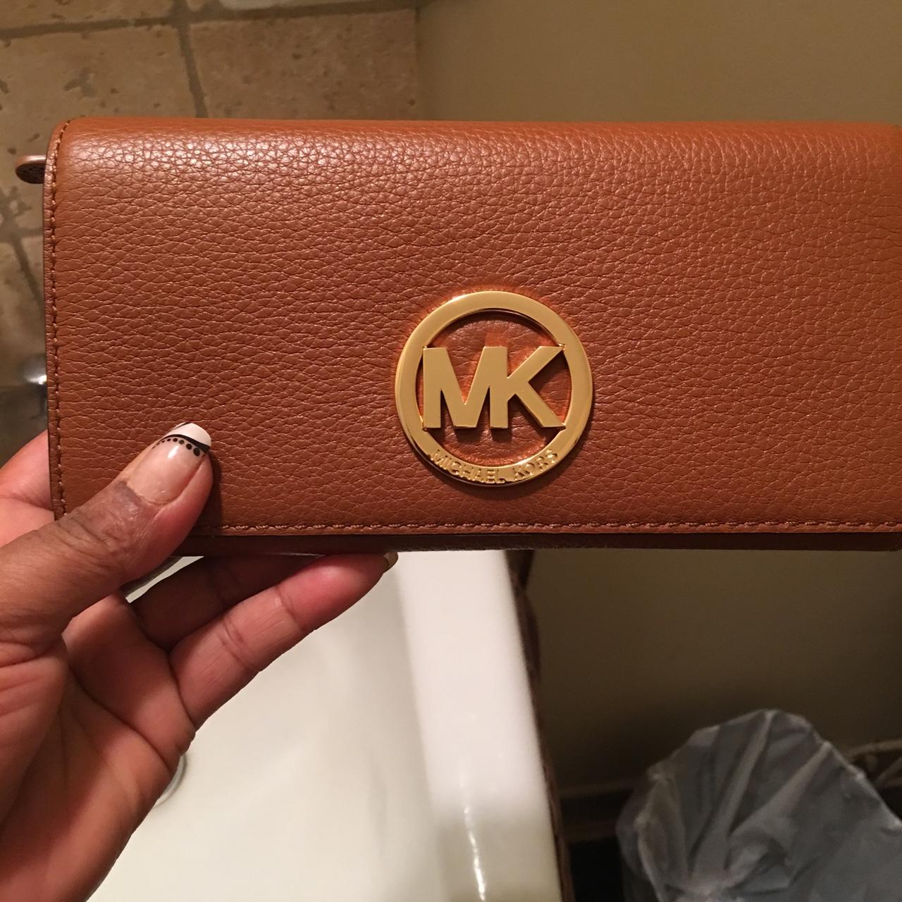 Michael Kors, Bags, Authentic Mk Light Brown Wallet