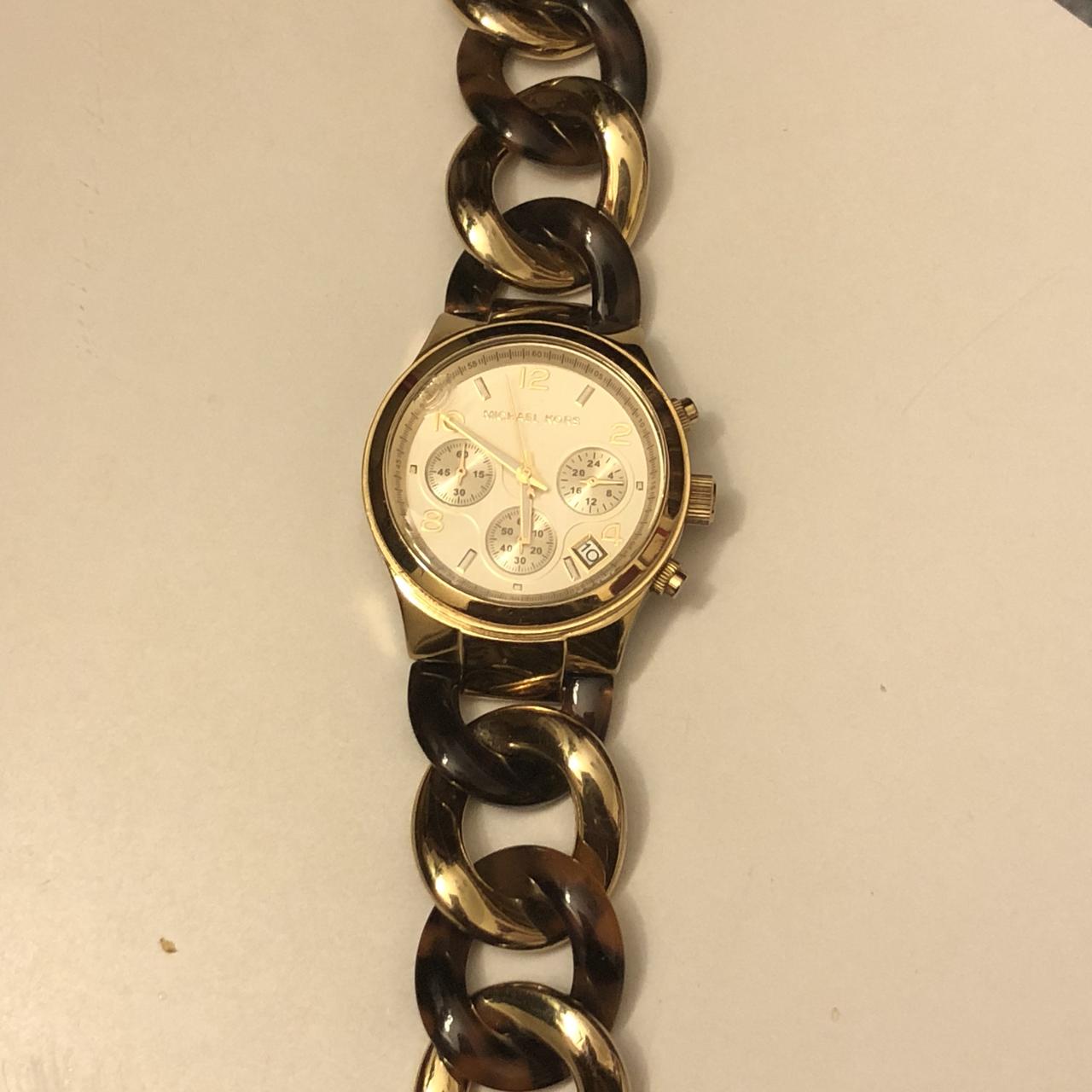 Michael kors clearance leopard print watch