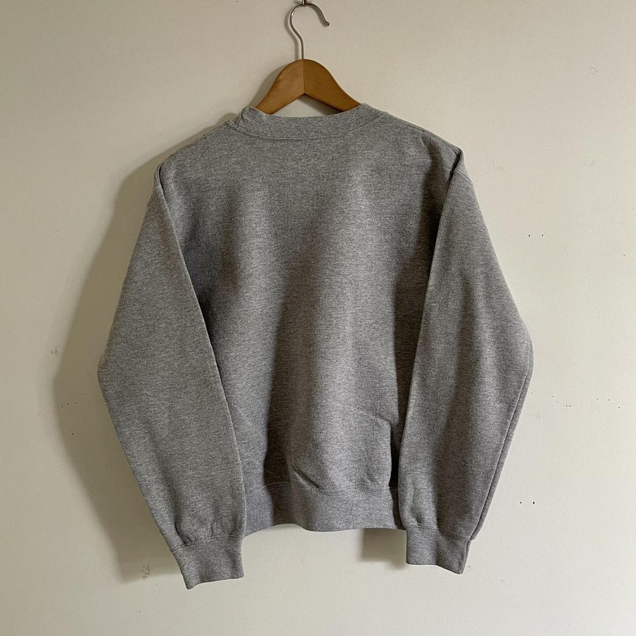 Gildan Women's Grey Sweatshirt | Depop