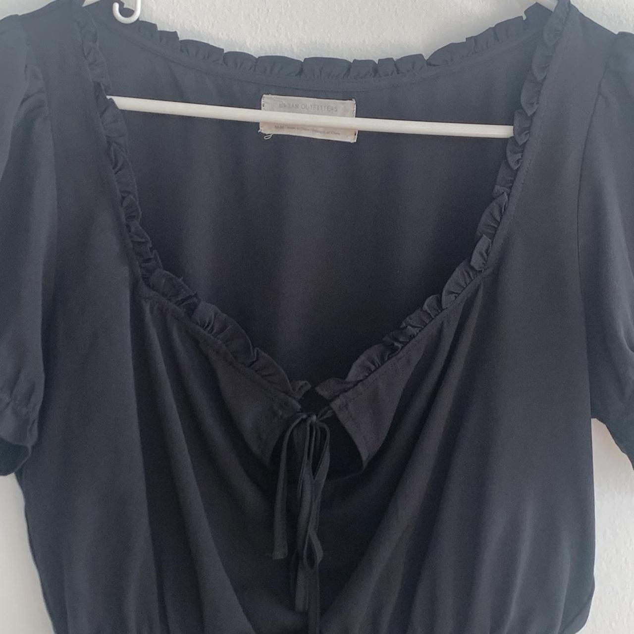 Urban Outfitters Women's Black Blouse | Depop