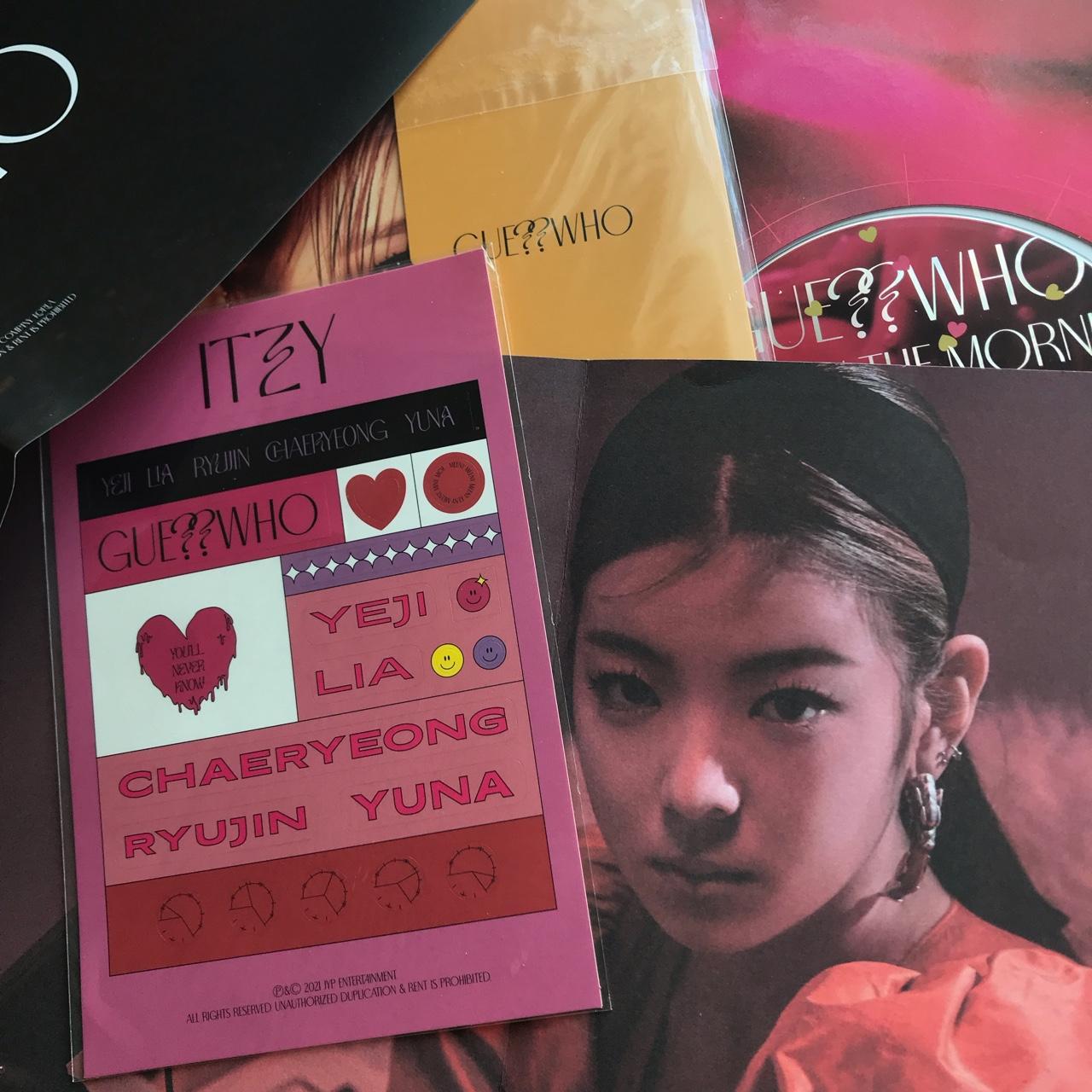 dm-me-before-buying-itzy-guess-who-album-depop