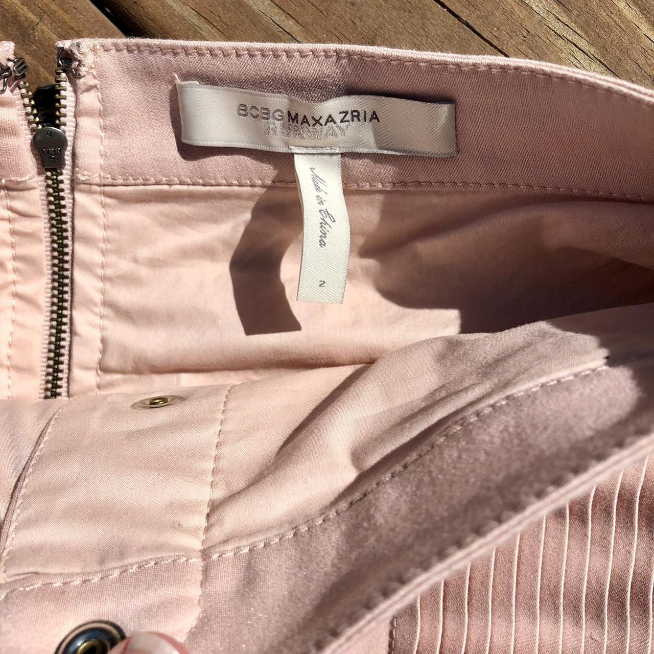 BCBGMAXAZRIA Bare Pink The Elita Skirt Size