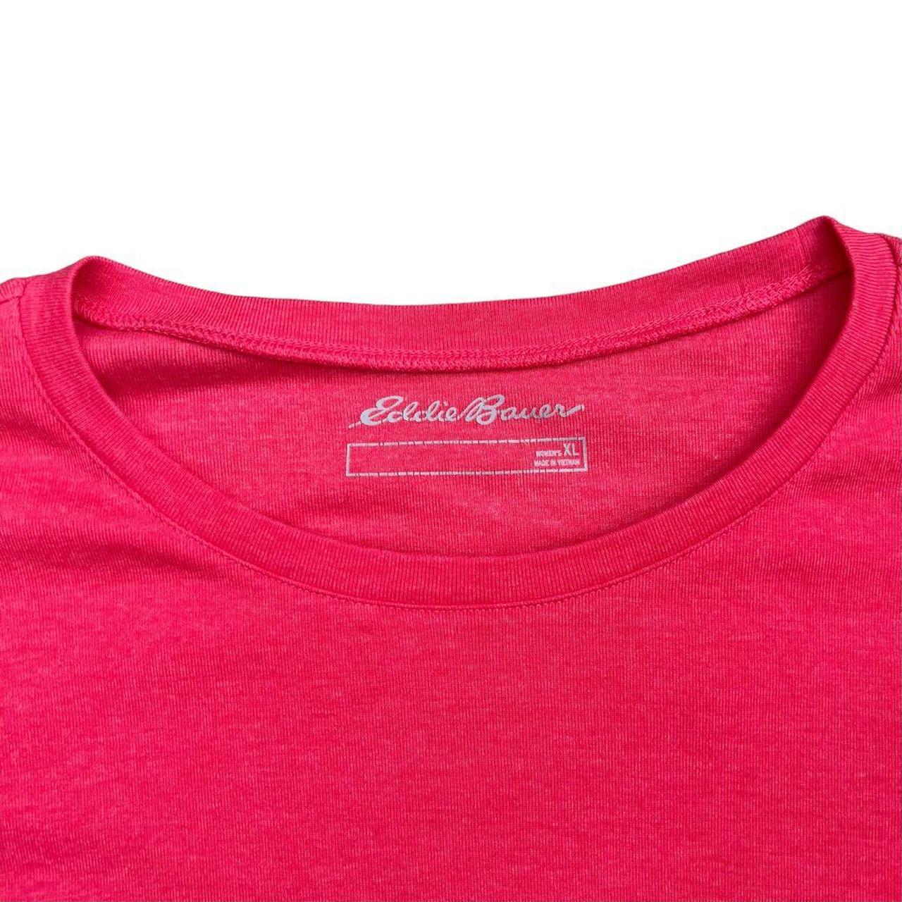 EDDIE BAUER Pink Long Sleeve T-Shirt Size... - Depop