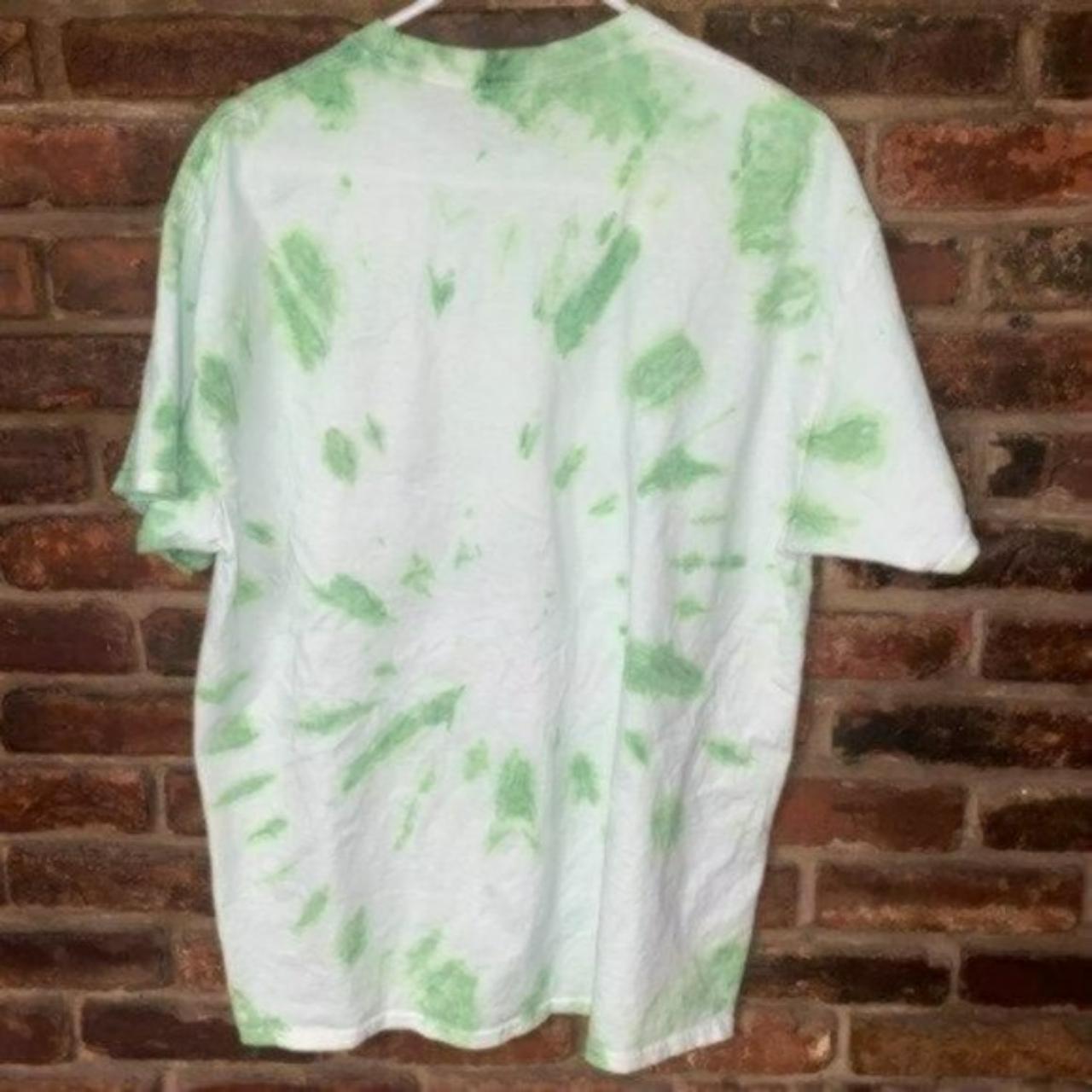 Hard Rock Atlantic City Custom Green Tie Dye Rainbow... - Depop