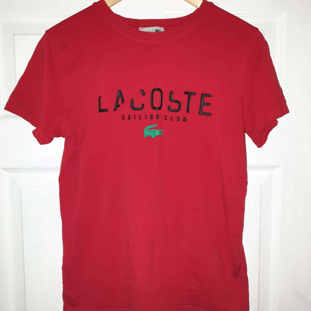 Lacoste T shirt S Good condition pit to pit... - Depop