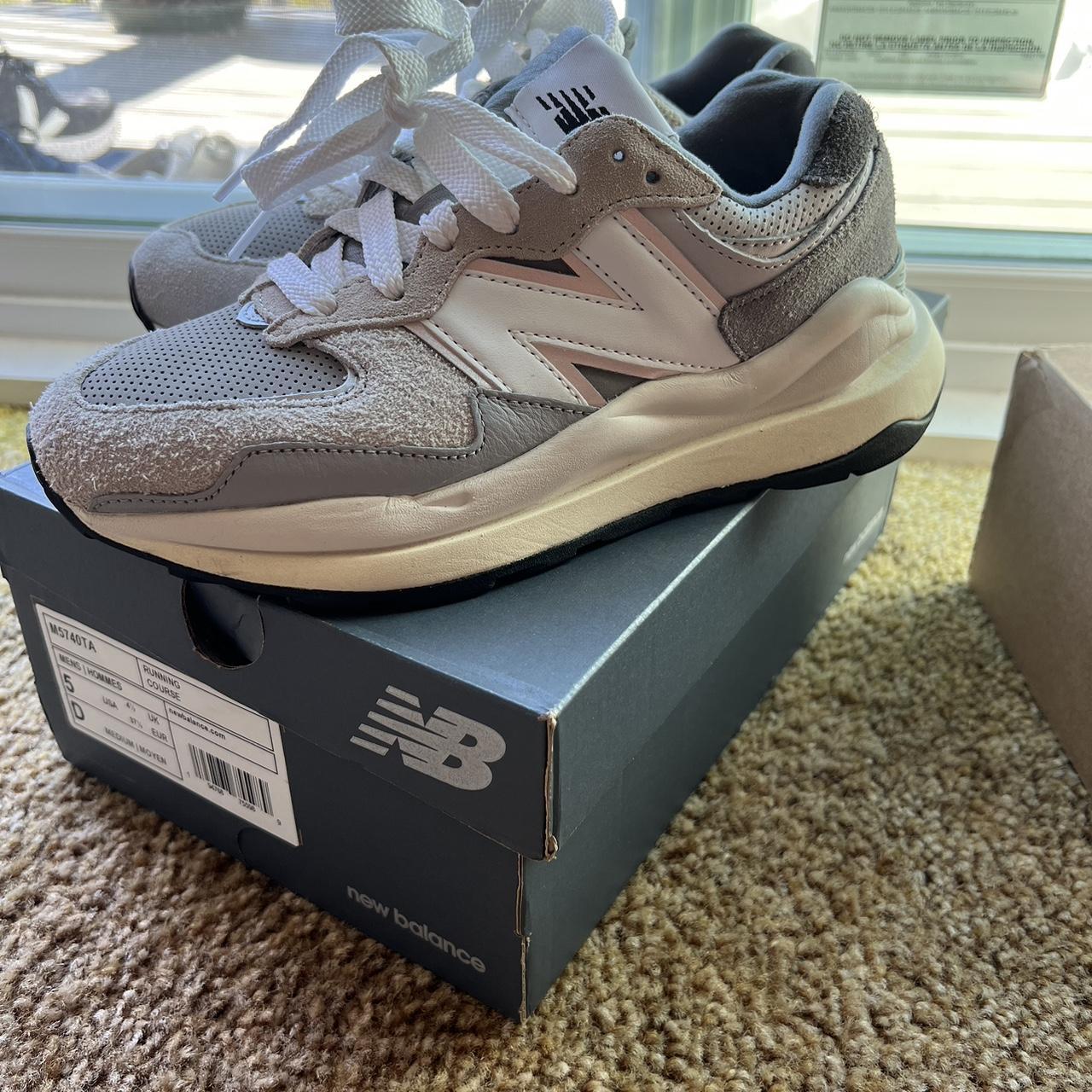 new balance grey black white