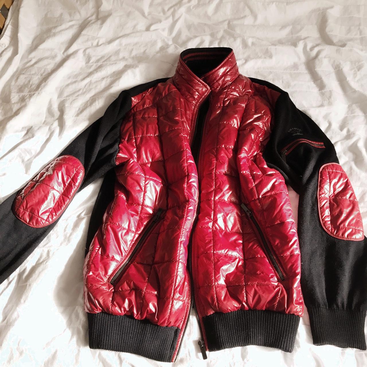 VINTAGE//DISCONTINUED🚫 PAUL SHARK RED LEATHER