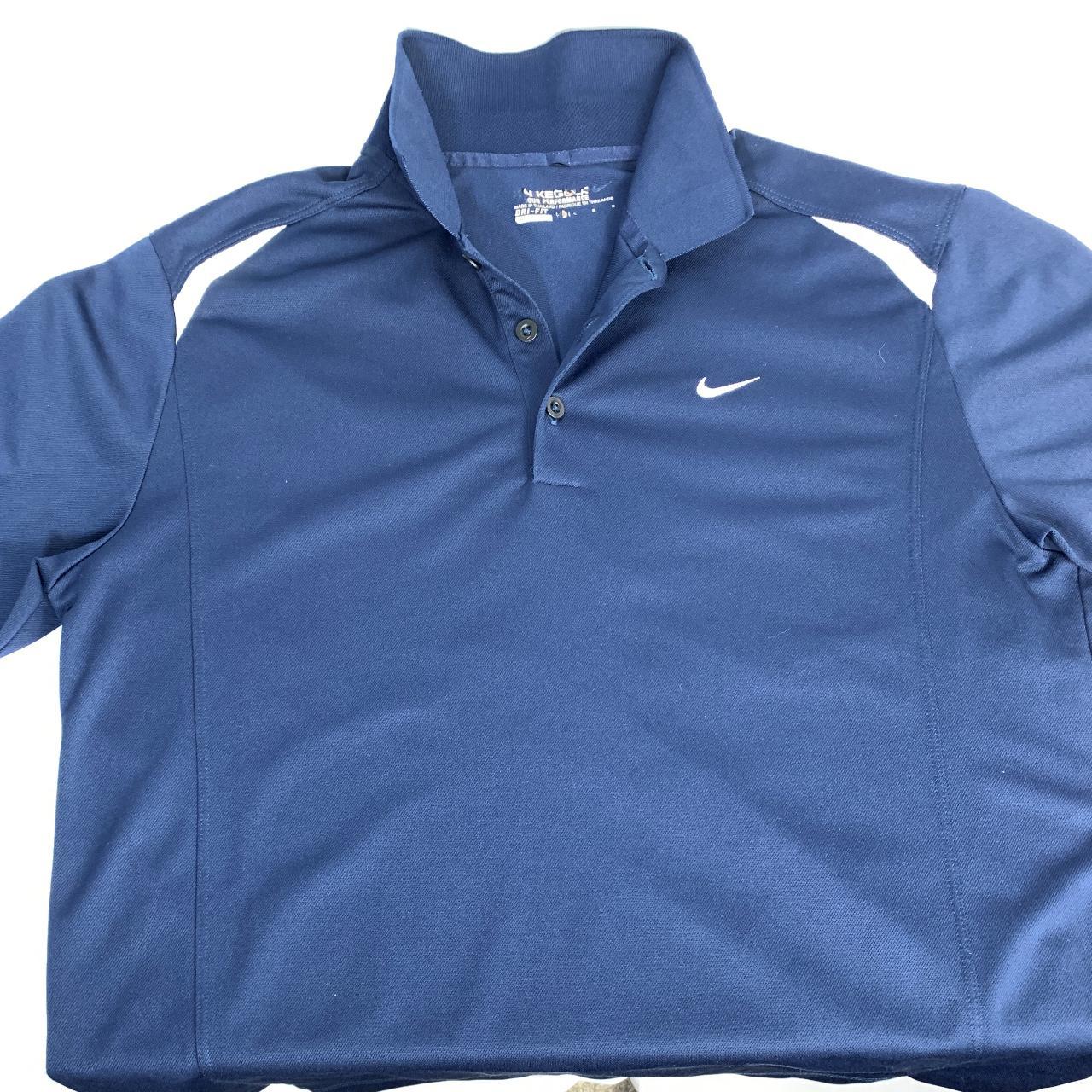 Nike Men's Blue Polo-shirts | Depop