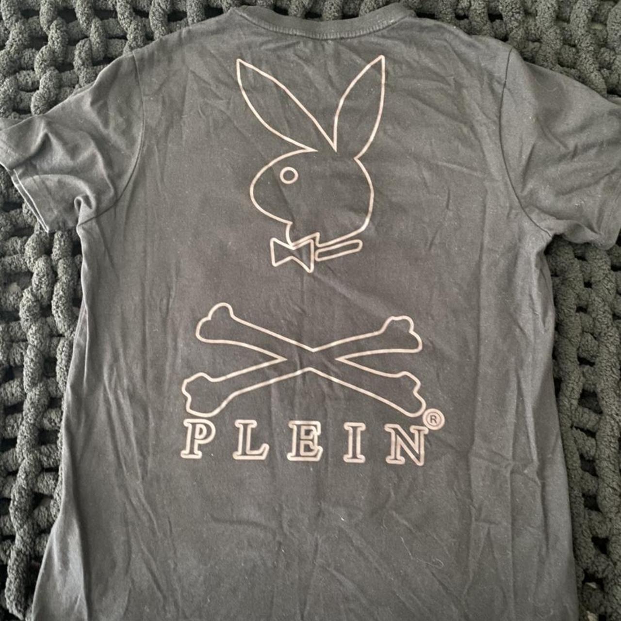 T-Shirt Luxury Fashion Playboy X Philipp Plein Reprint - Graphique, Coton - Taille S à 5XL - Neuf Avec étiquettes