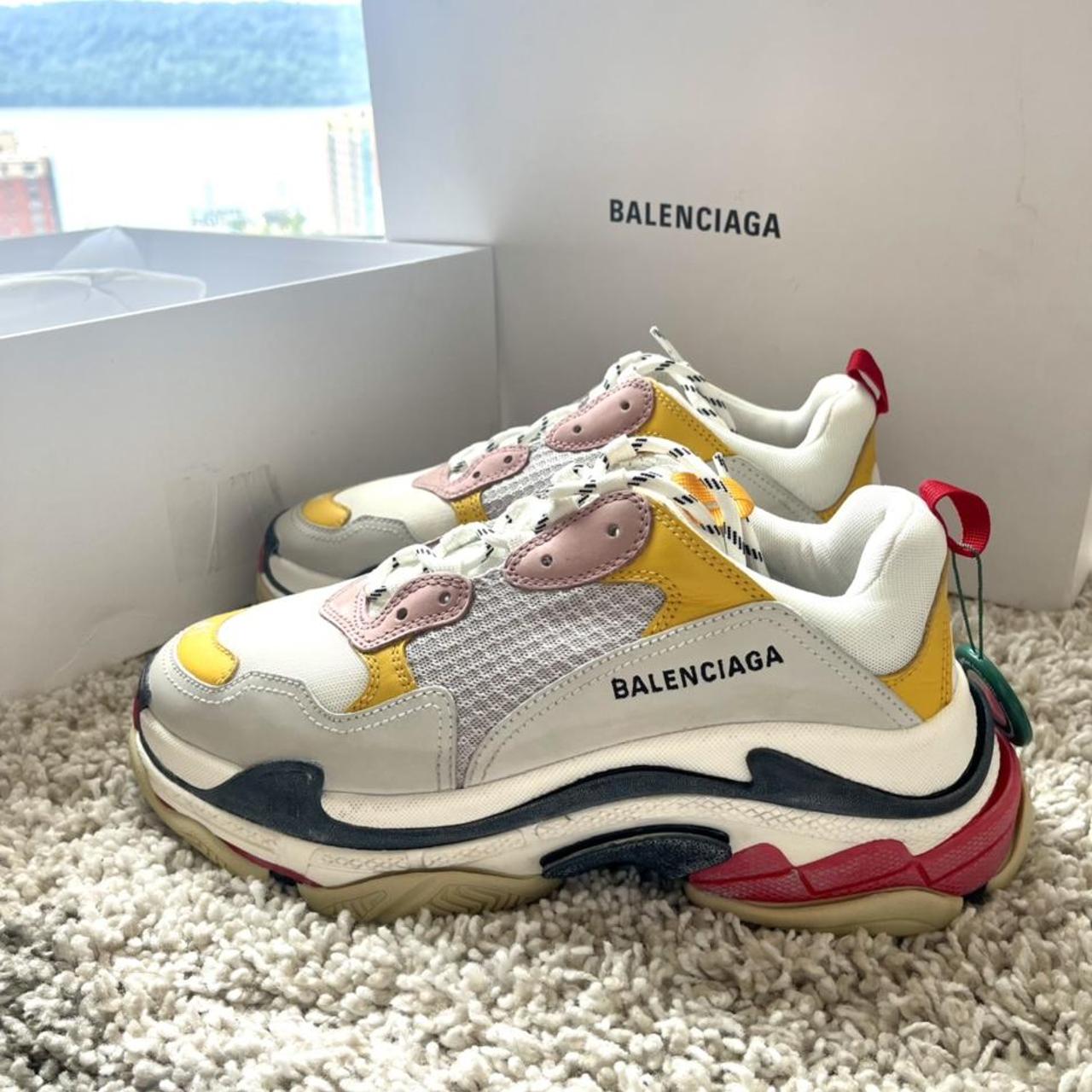 Balenciaga Women's Grey Trainers | Depop