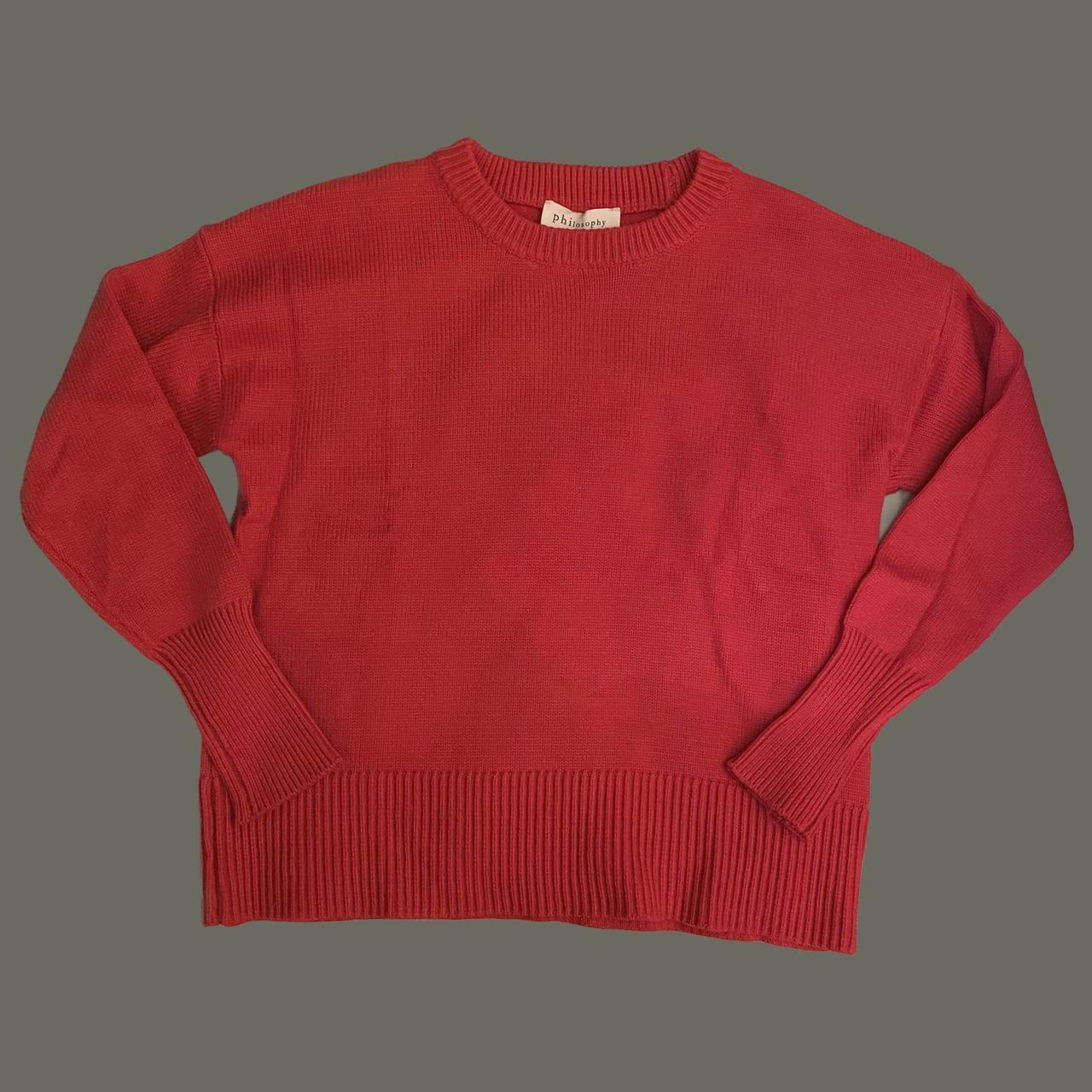 Philosophy Republic Women’s Red Sweater. Beautiful... - Depop