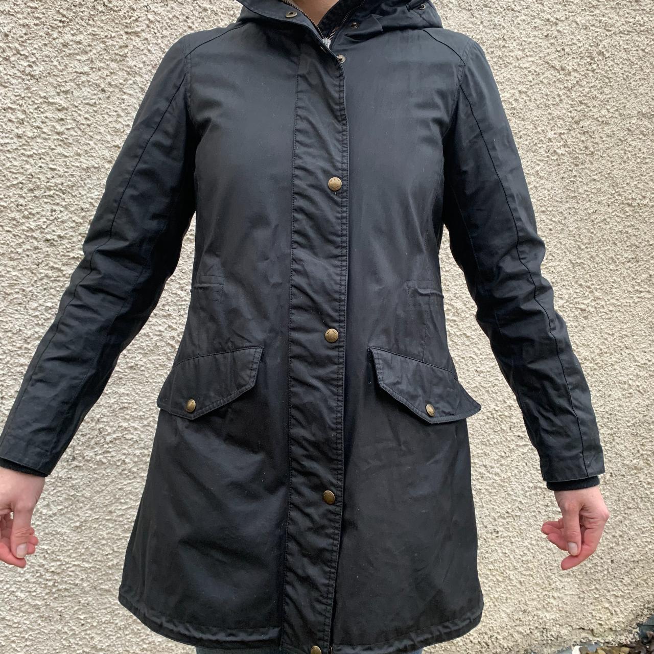 barbour wax jacket womens