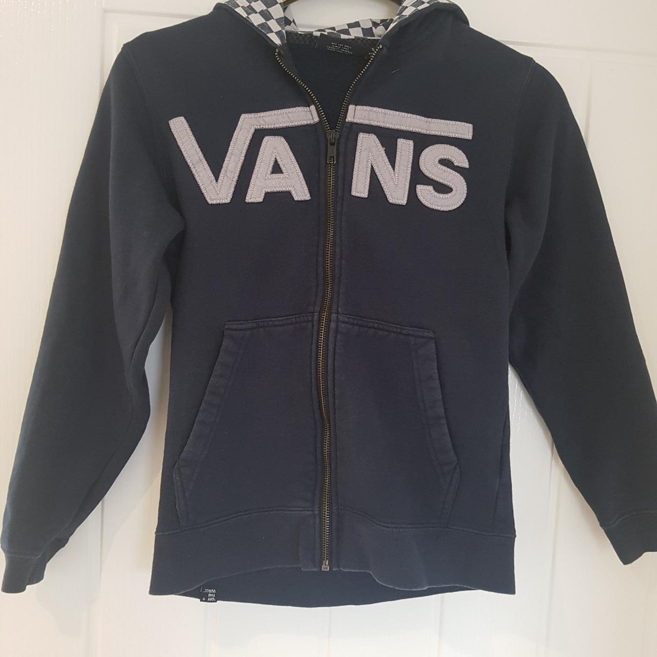 Vans hoodie in very good condition. Size small. Pit... - Depop