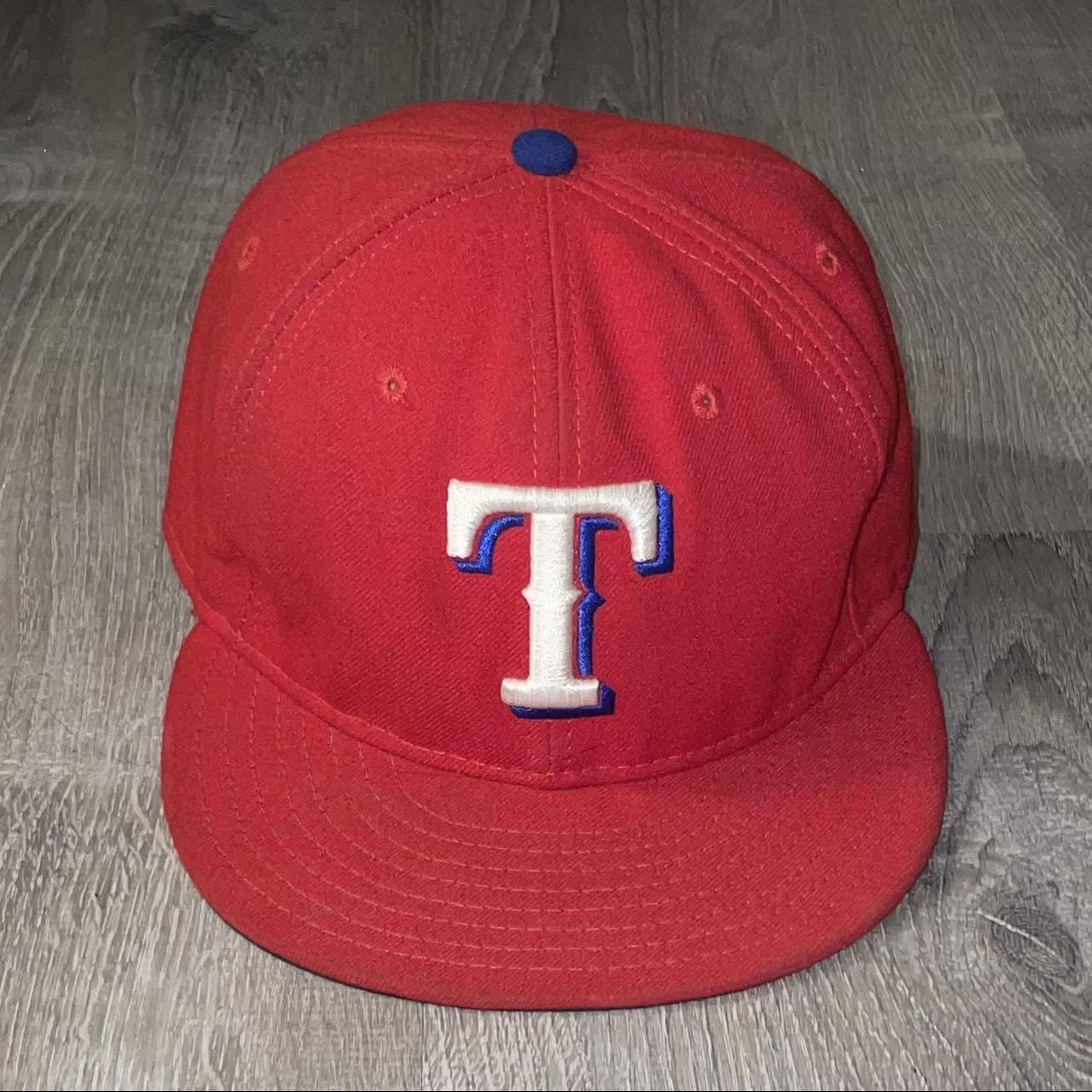 Texas Rangers custom fitted hat Custom gold DALLAS - Depop