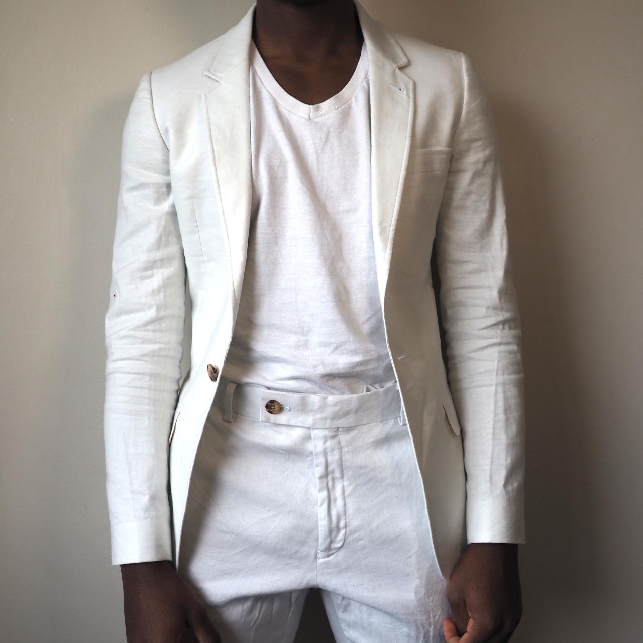 mens off white blazer