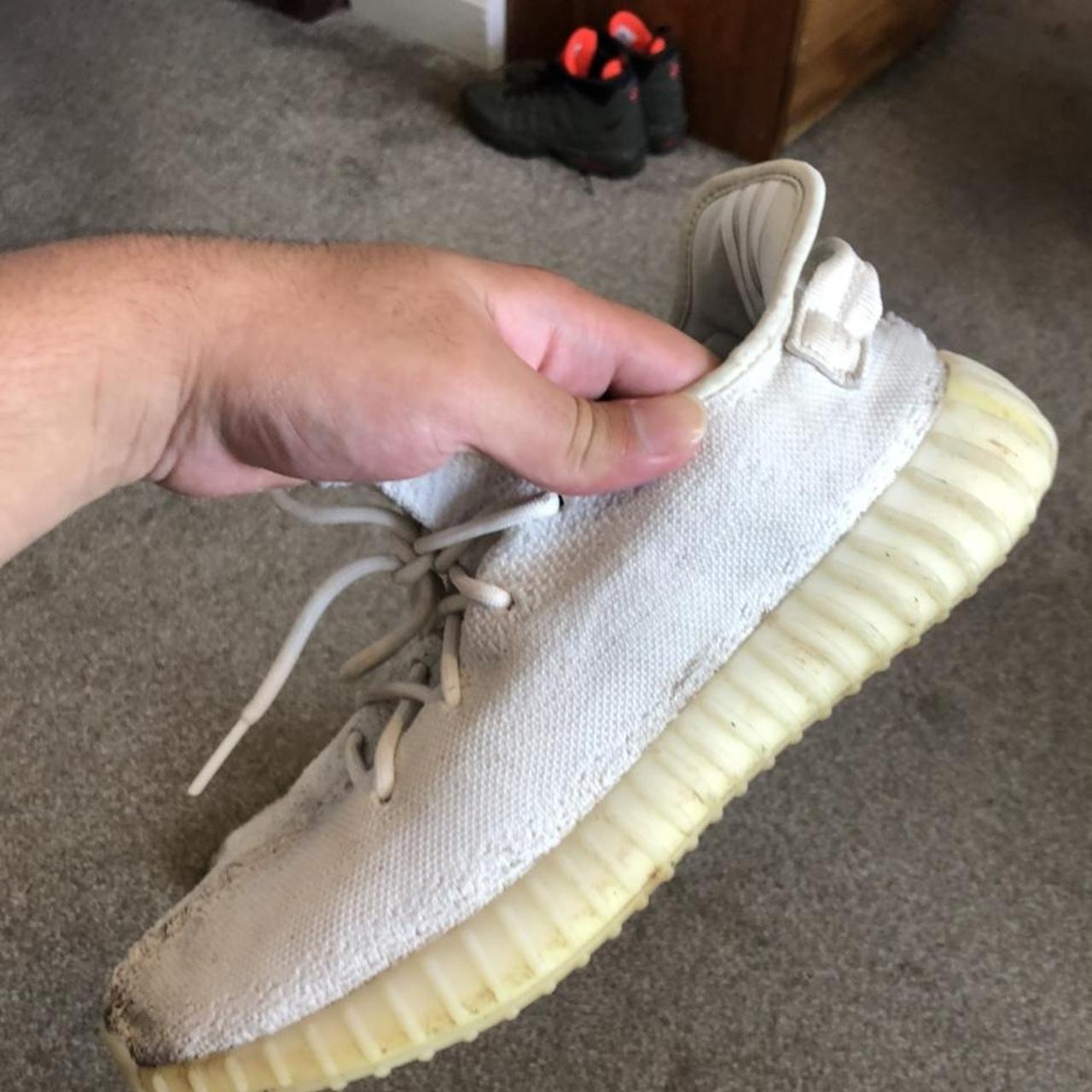 Yeezy 350 - white decent condition. Box can be... - Depop