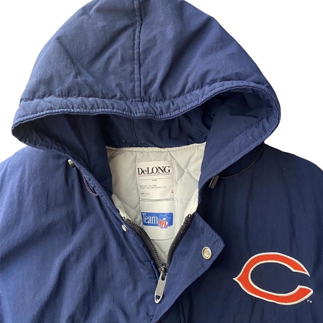 Vintage Starter Chicago Bears Satin Jacket Size - Depop