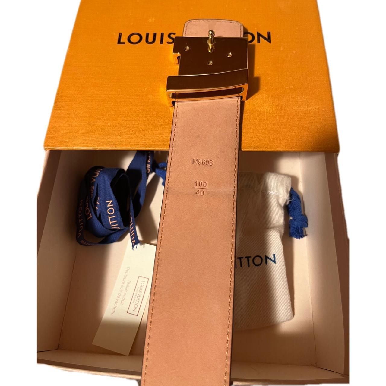Louis Vuitton LV Belt Fit 38 and below Message - Depop