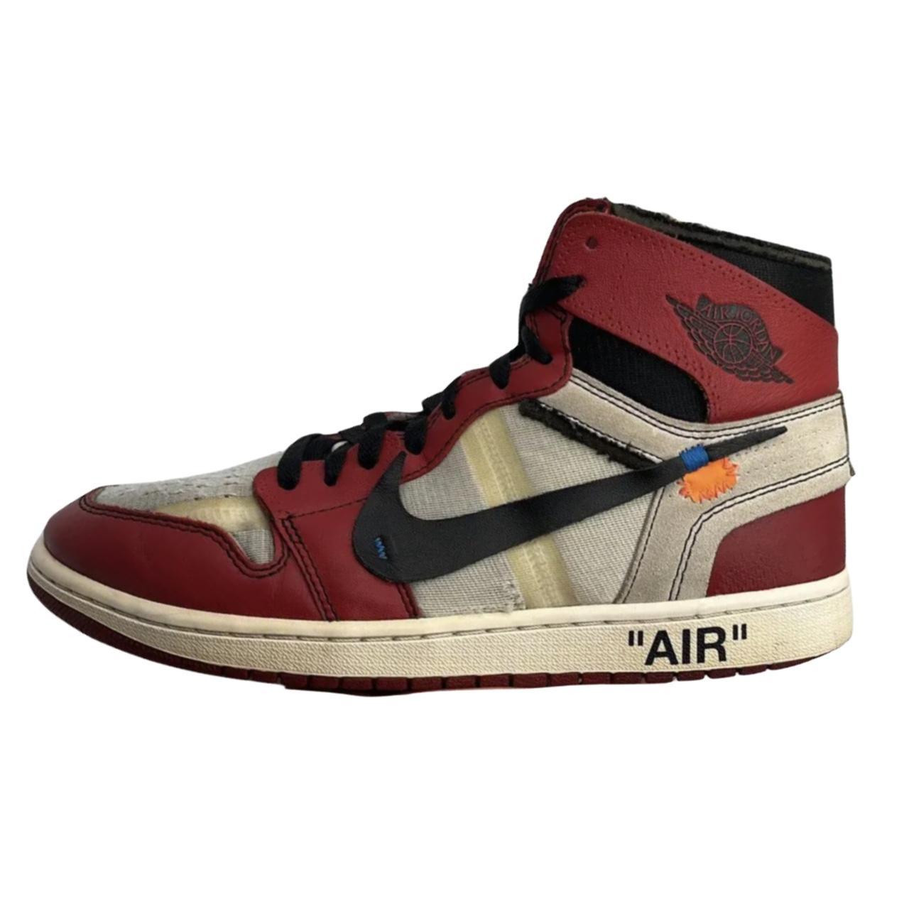 Off white air jordan 1 green laces on sale