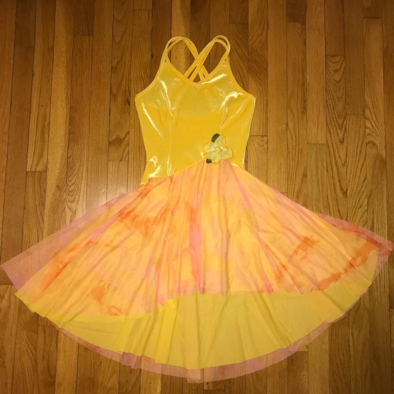 Vintage fairy princess dance costume dress with... Depop