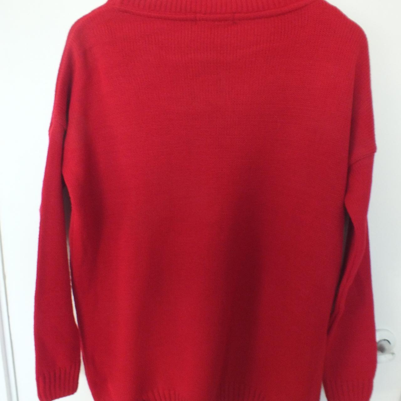 Misguided red jumper - Depop