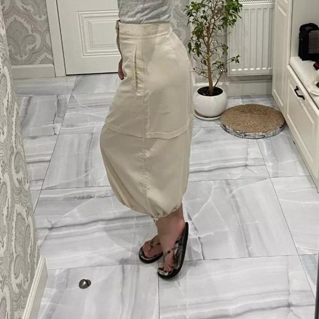 Maxi cargo utility skirt cargoskirt maxiskirt... Depop