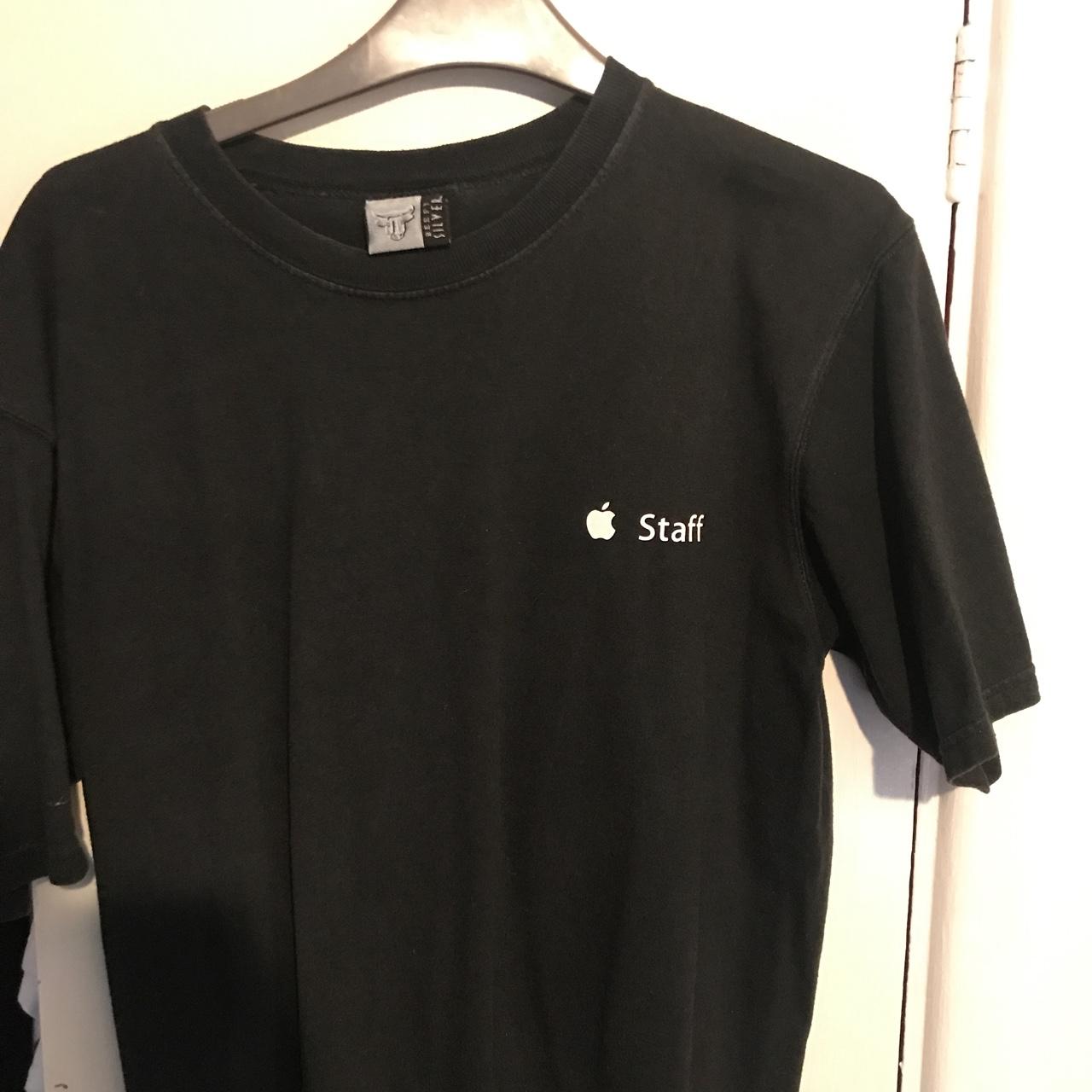 apple staff t shirt