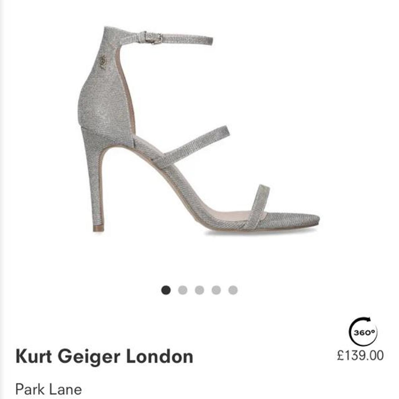 Kurt geiger park lane on sale silver