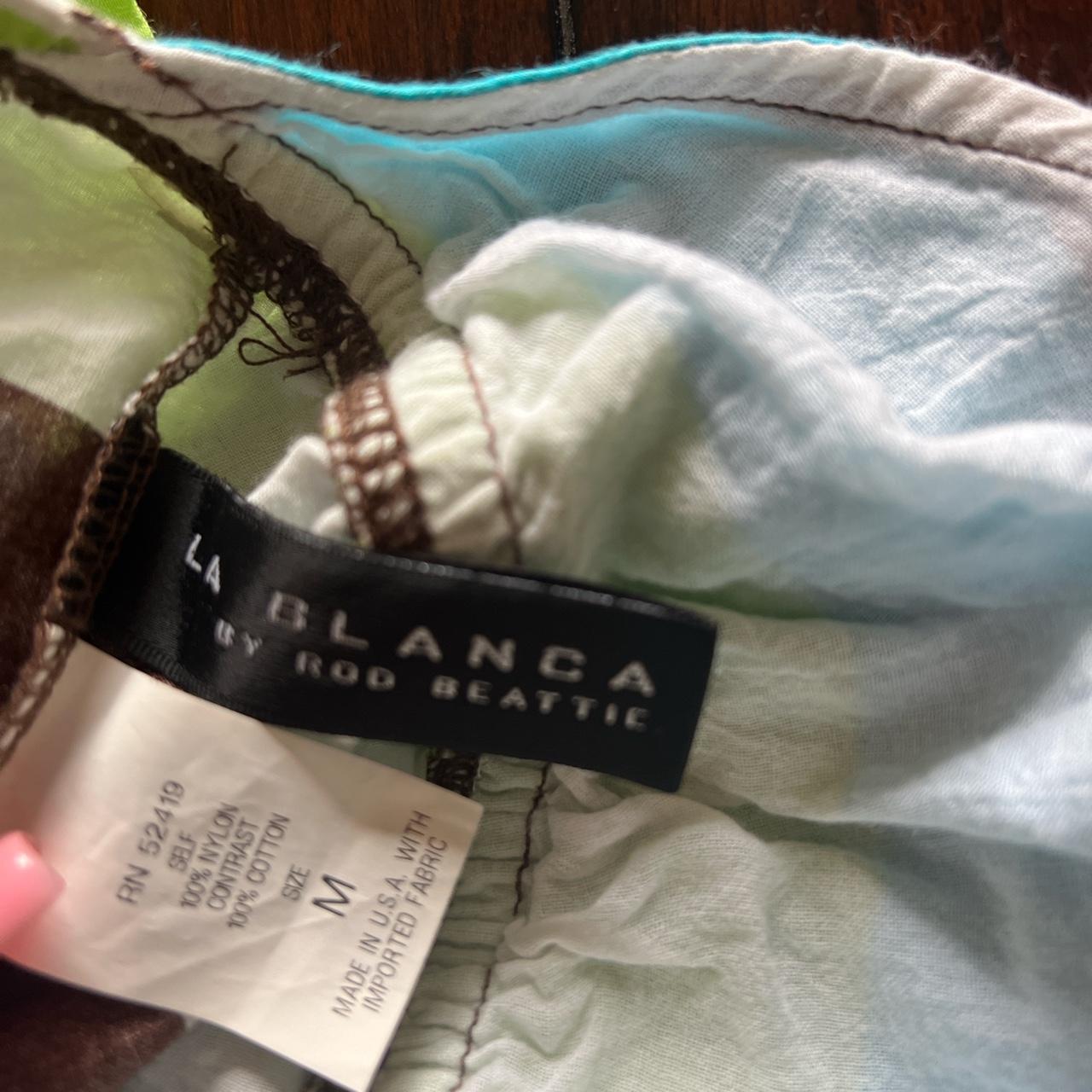 La Blanca Women's Brown and Green Dress (4)