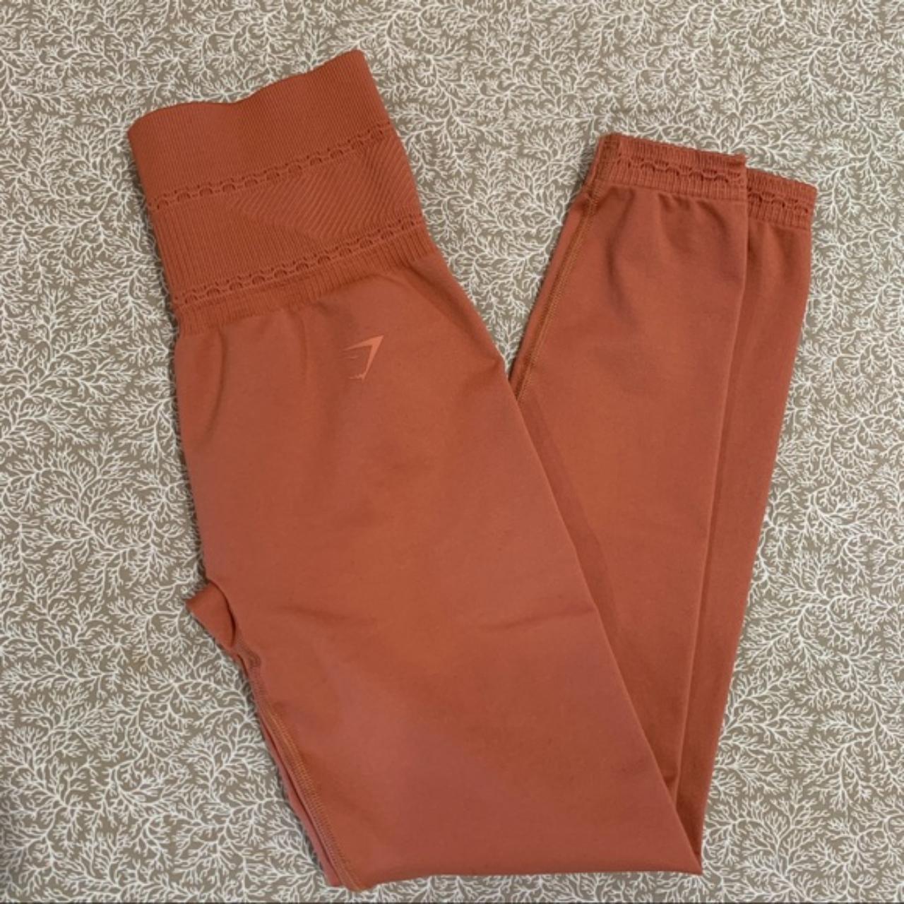 NIP Gymshark studio leggings Size XL Orange - - Depop