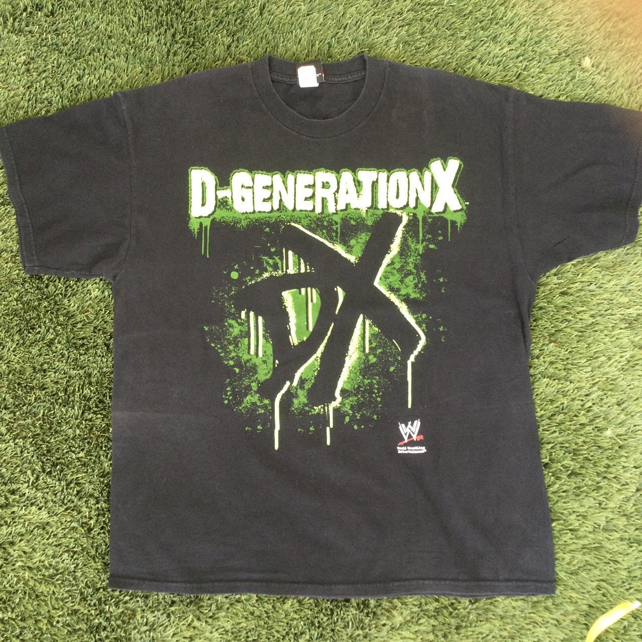 Vintage 2007 D Generation X WWE T shirt WWF Tee Glow... - Depop