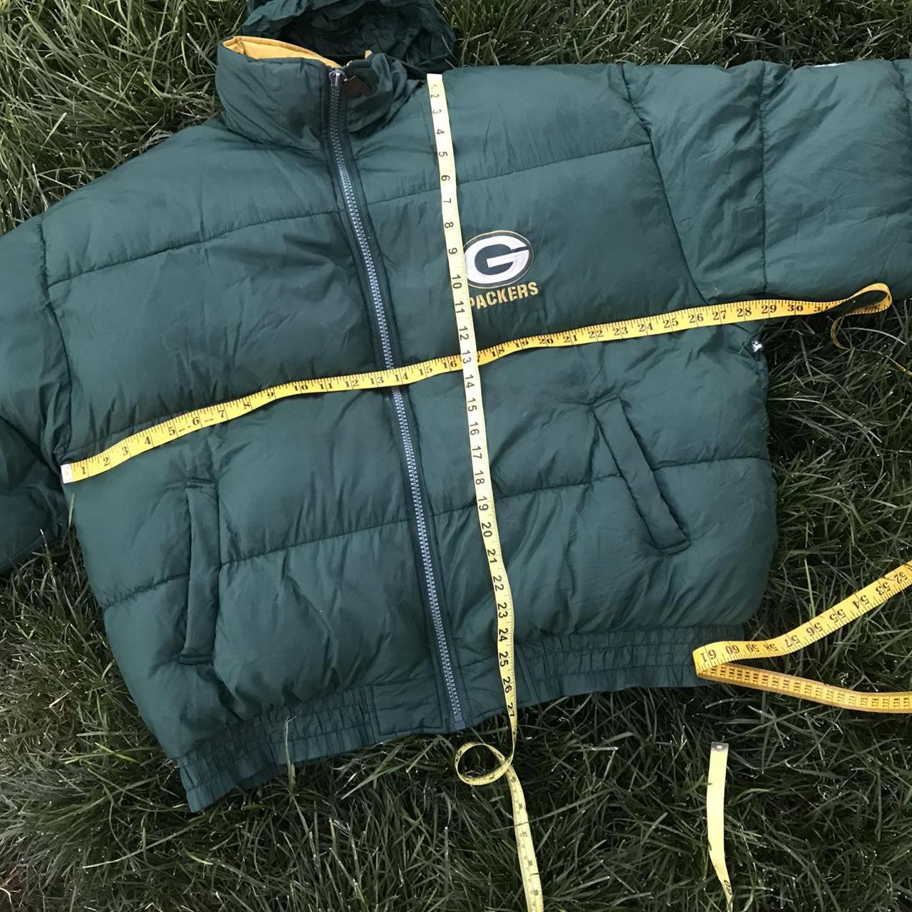 Vintage Green Bay Packers Pro Player Down Puffer Depop