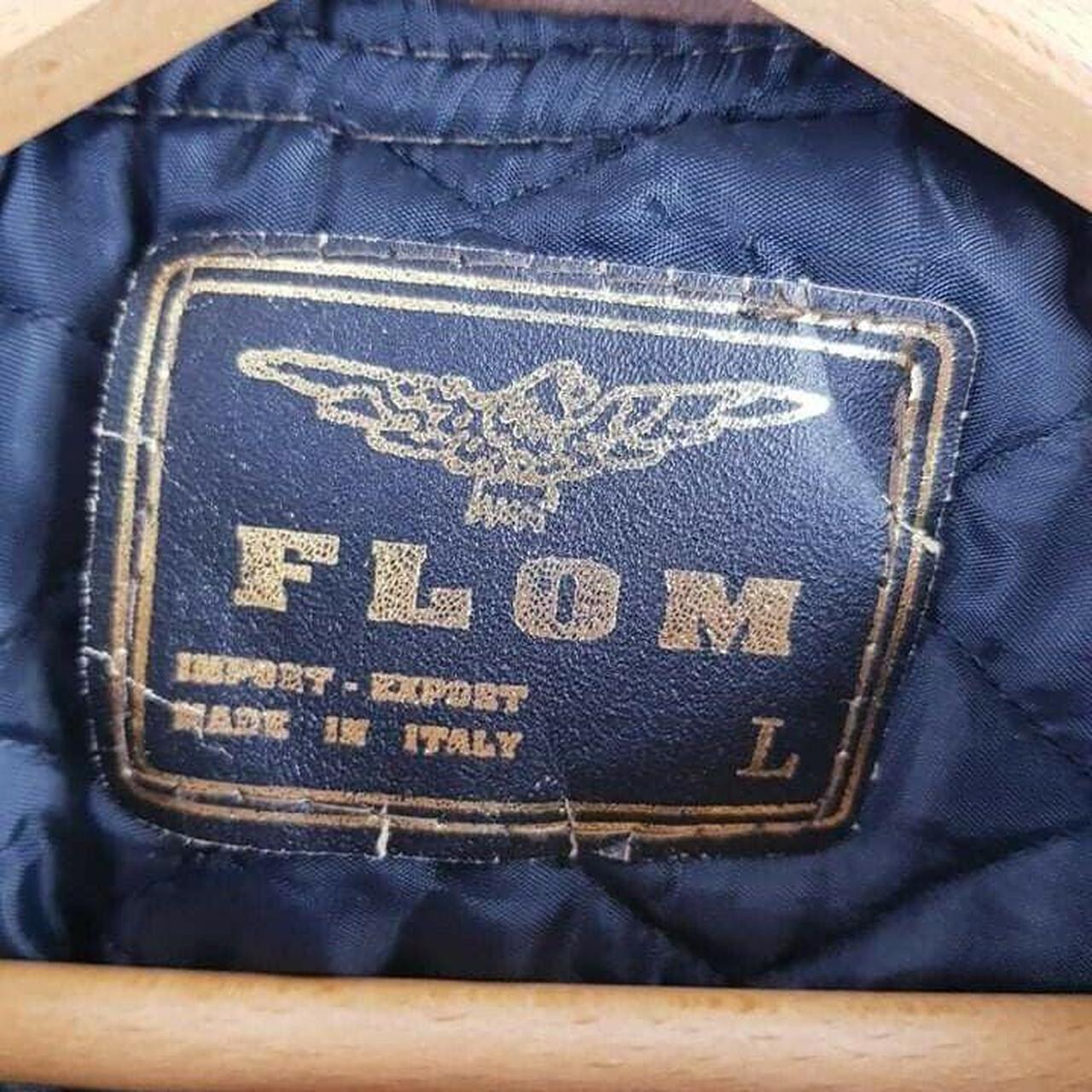 Flom Mens Vintage Long Sleeve Jacket Made In Italy... Depop