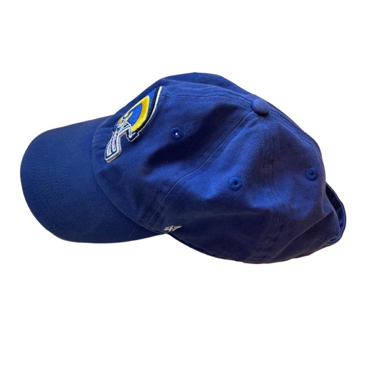 Rams Helmet Dad Hat with Leather Patch – Digital Clothing