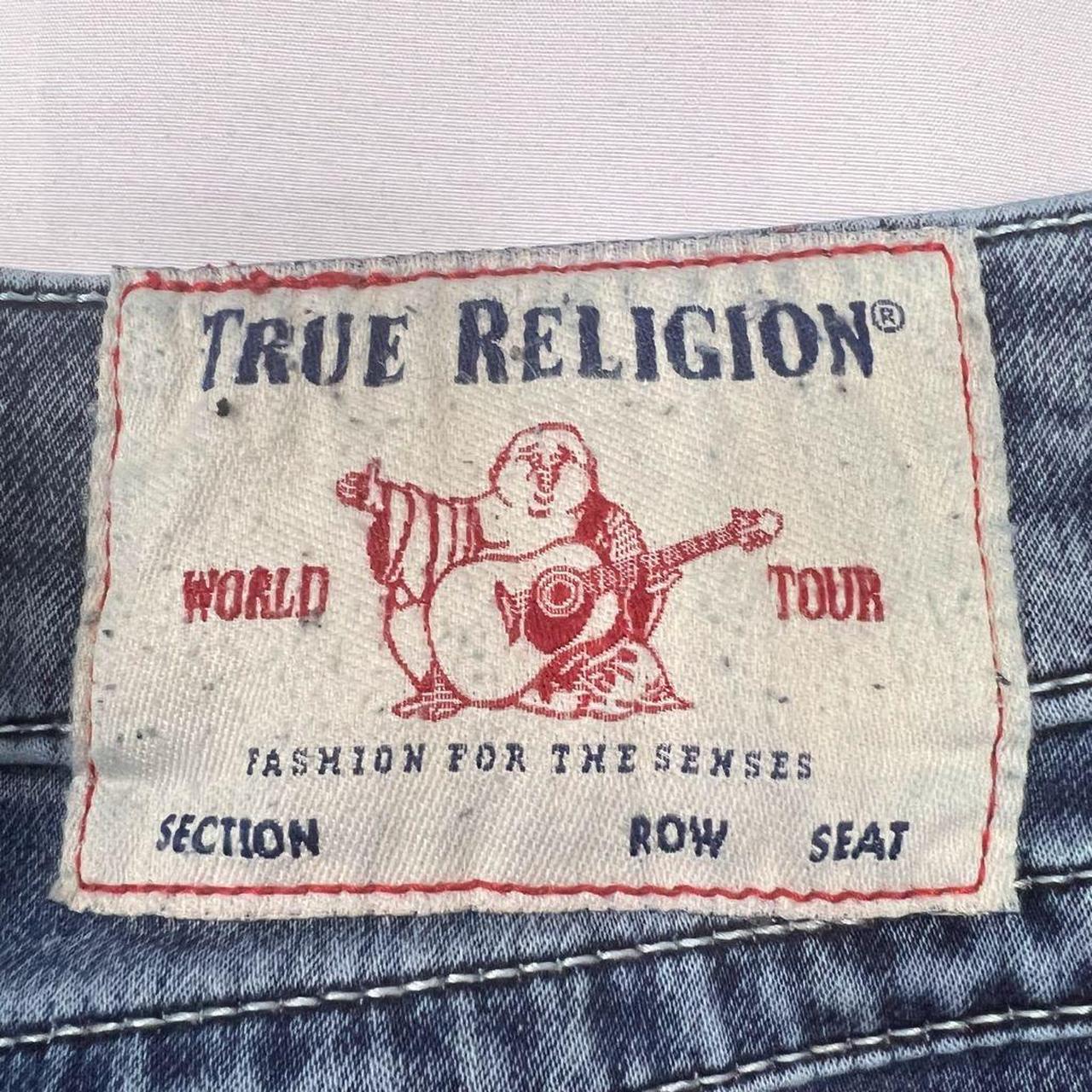 True Religion Geno Flap Pocket Relaxed Slim Fit... - Depop