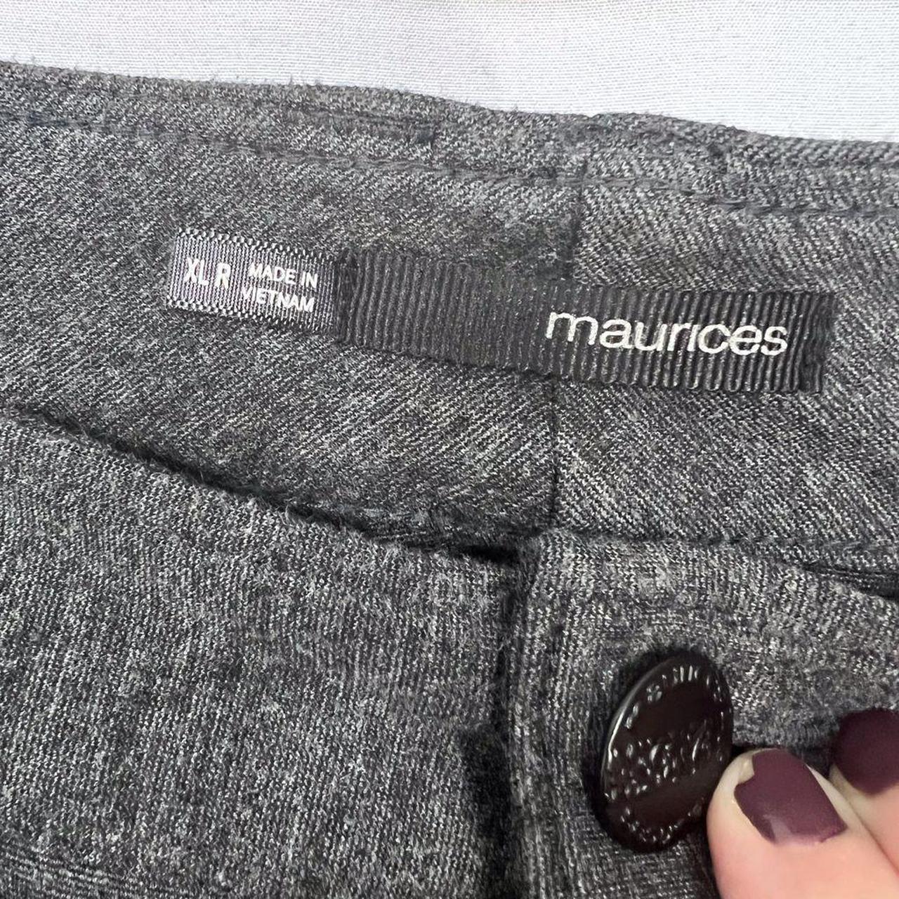 Maurices Stretch Button and Zip Closure Ponte - Depop