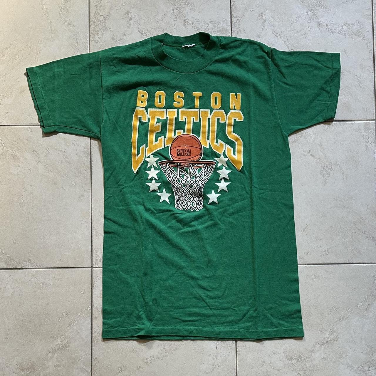 Retro Celtics Tee - Size Small Men #celtics - Depop