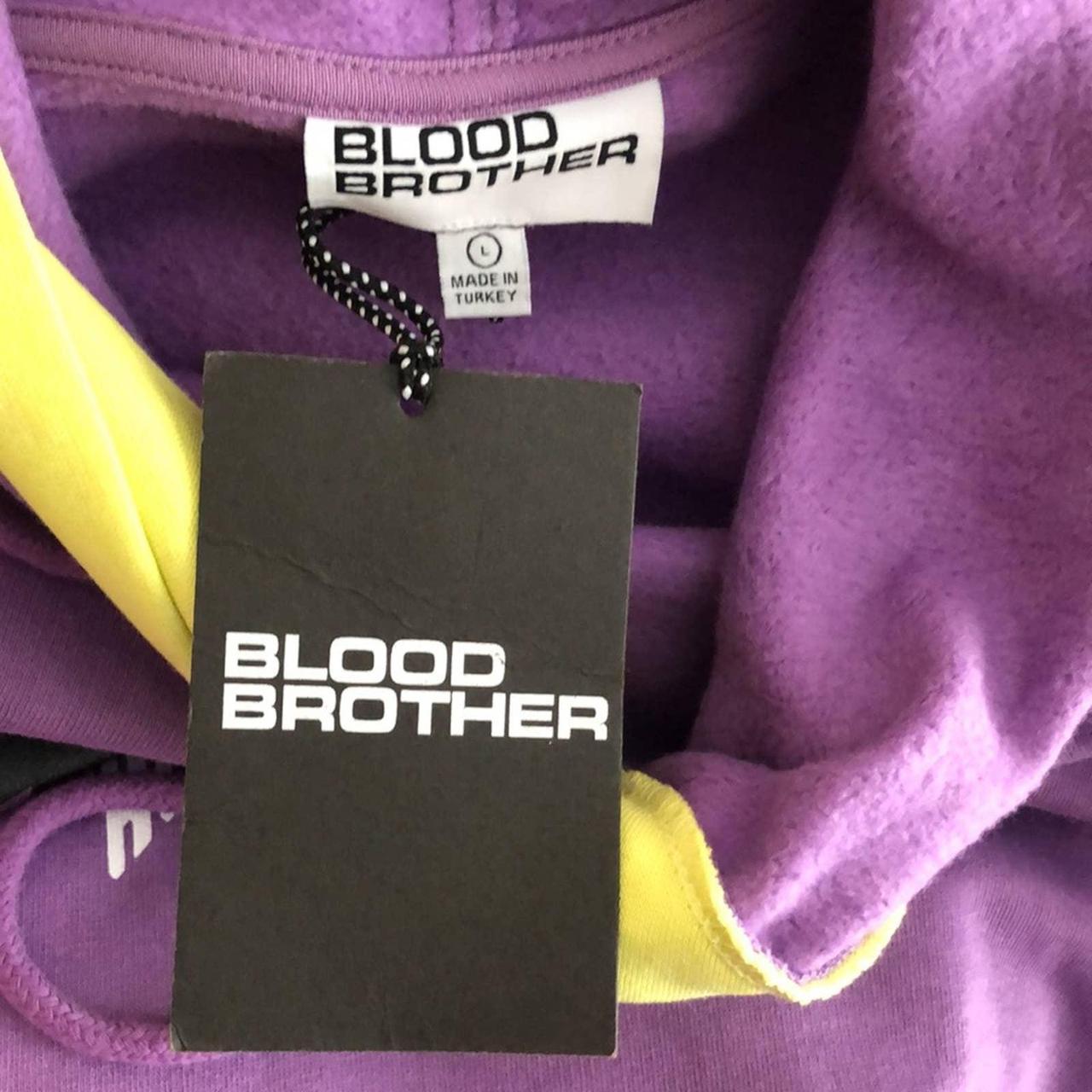 Blood Brother Men's Purple Hoodie (4)