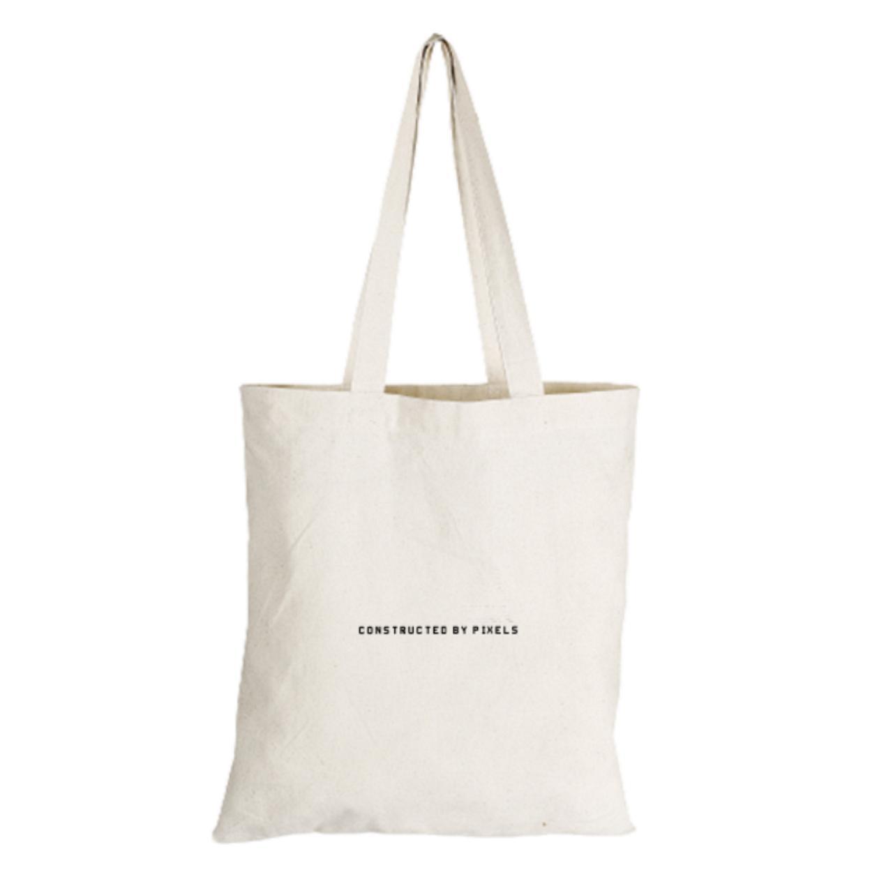 CONSTRUCTED BY PIXELS Tote Bag Binary code... - Depop