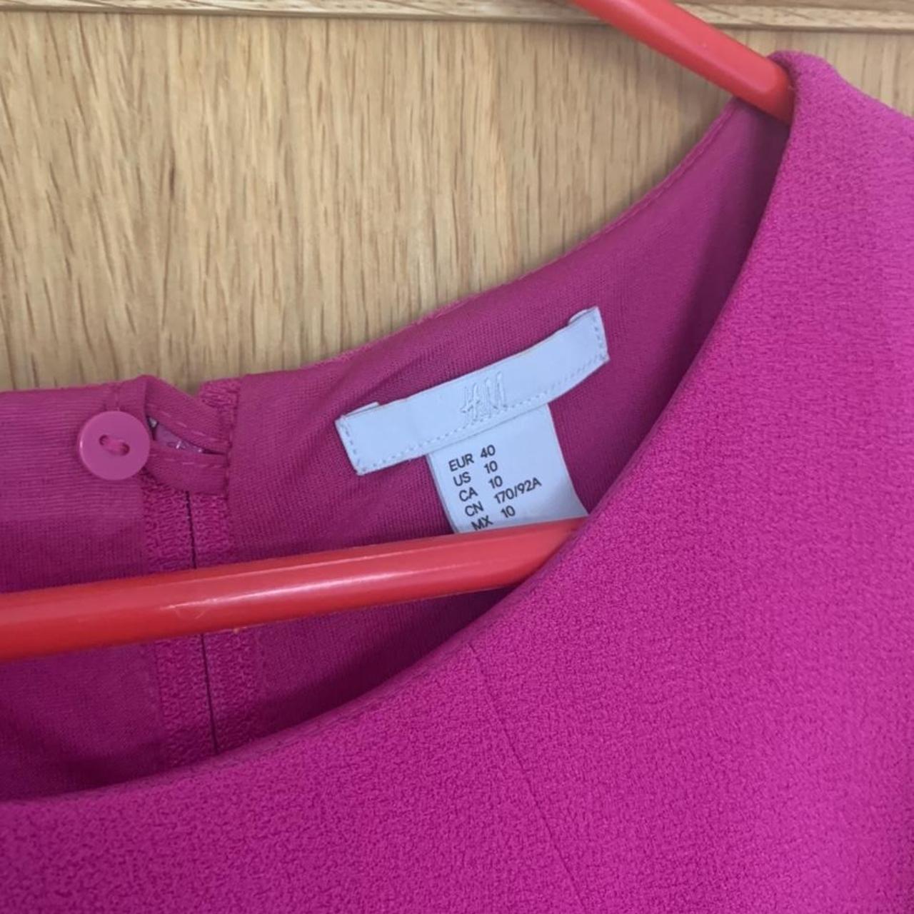 Smart pink H&M dress Size 12 Worn once to... Depop