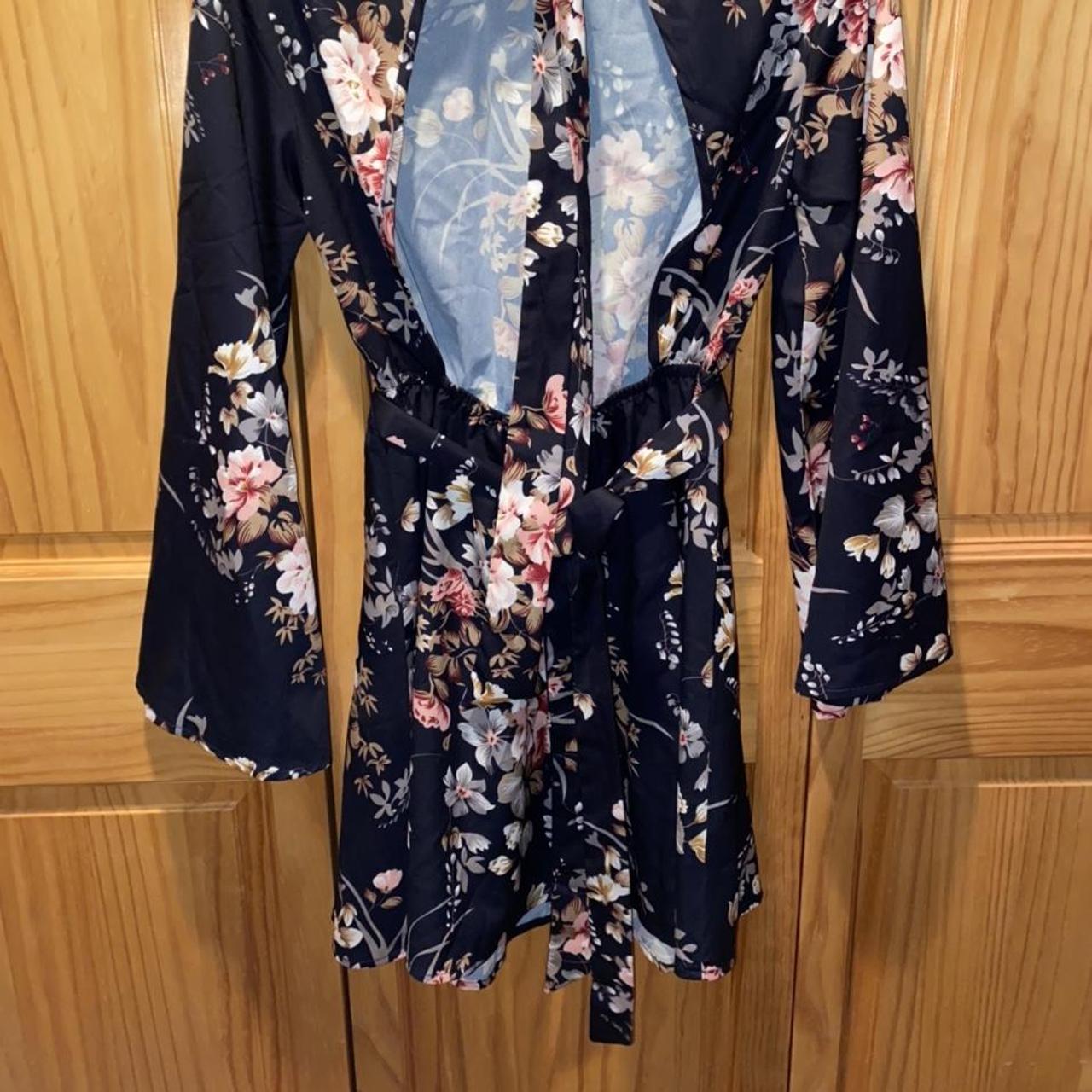 Shein XS dress. High neck and backless. Wraps at the... Depop