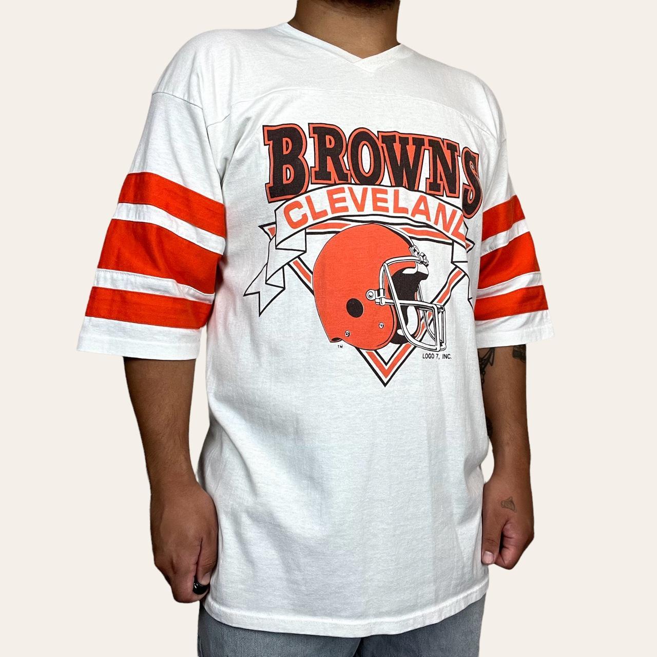 Vintage Cleveland Browns shirt Size Large Pit-to-Pit - Depop