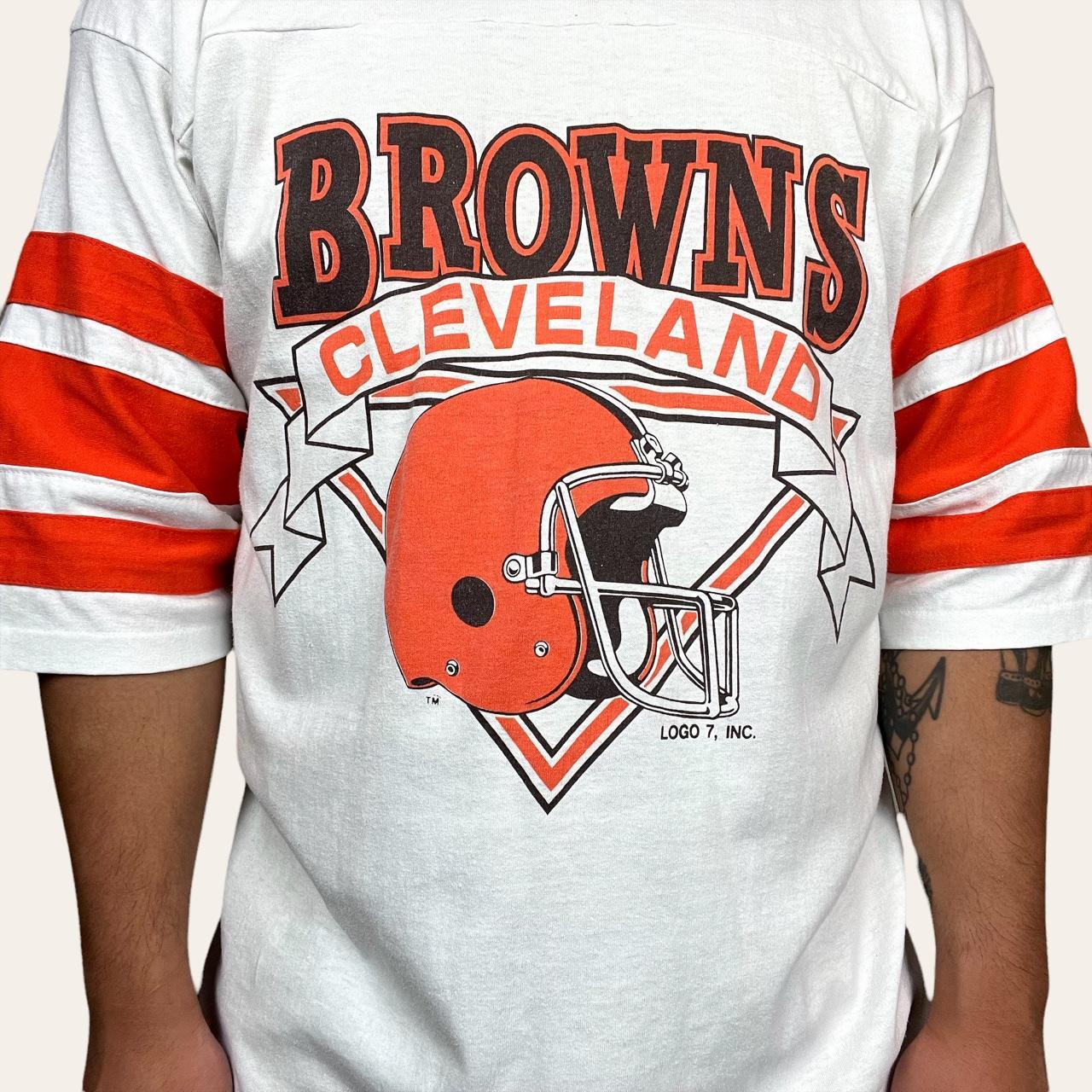 Unisex Vintage 1980s Cleveland Browns Tee USA